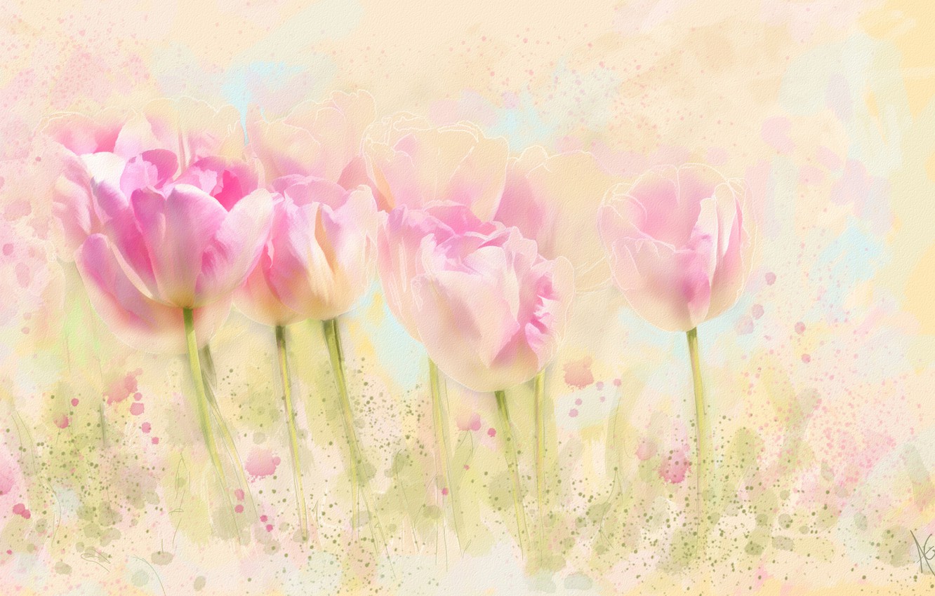 Tulips Art Wallpapers - Wallpaper Cave