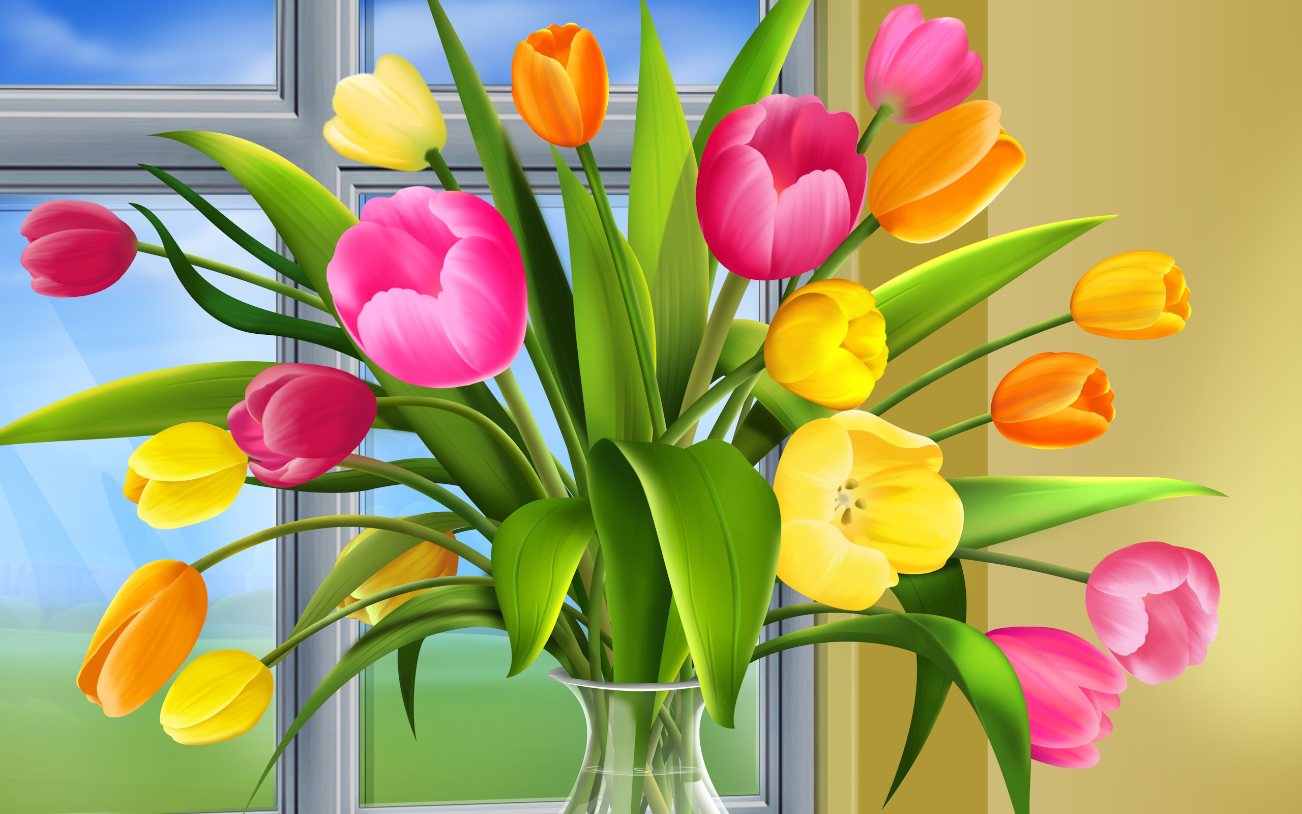 Tulip Festival MacBook Air Wallpaper Download