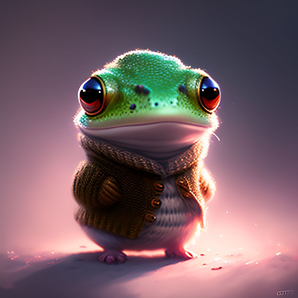 Popular Gaur956: Frog In A Sweater