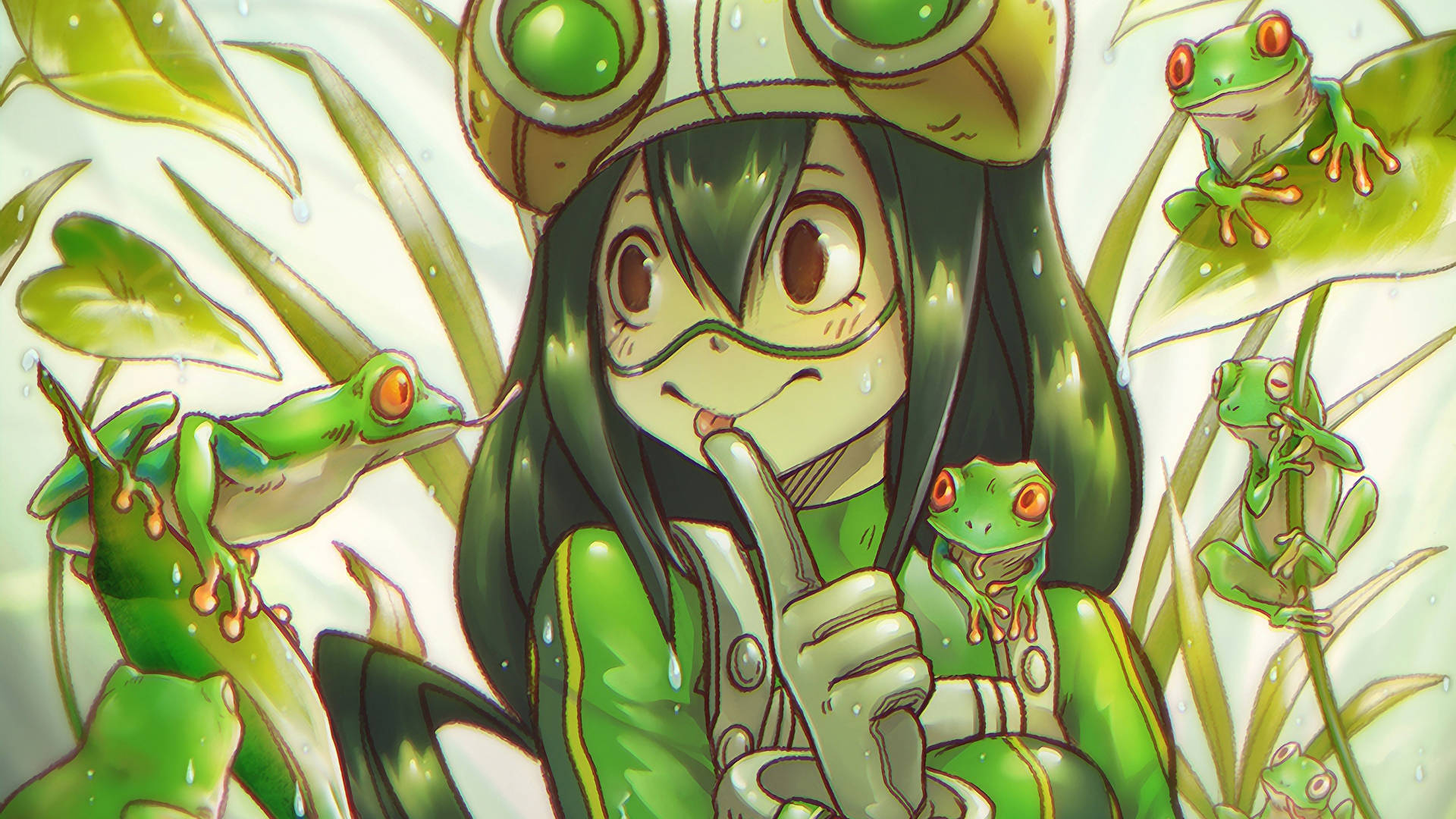 Download Froppy And Frog Friends Wallpaper