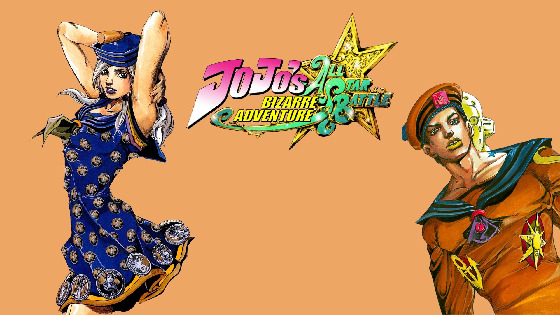 Wallpaper, illustration, cartoon, graphic design, hero, comics, ART, graphics, 1920x1080 px, computer wallpaper, fictional character, font, fiction, mythical creature, JoJos Bizarre Adventure, Jojolion, Josuke 1920x1080