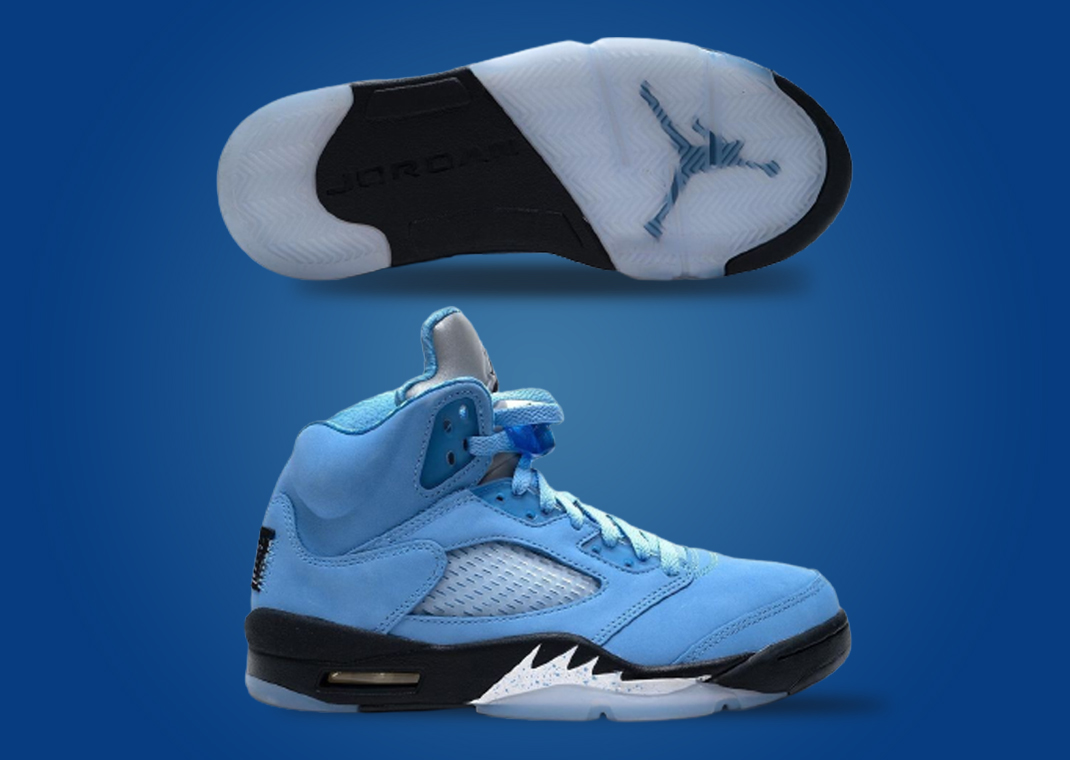 Air Jordan 5 UNC Is Ready For March Madness 2023