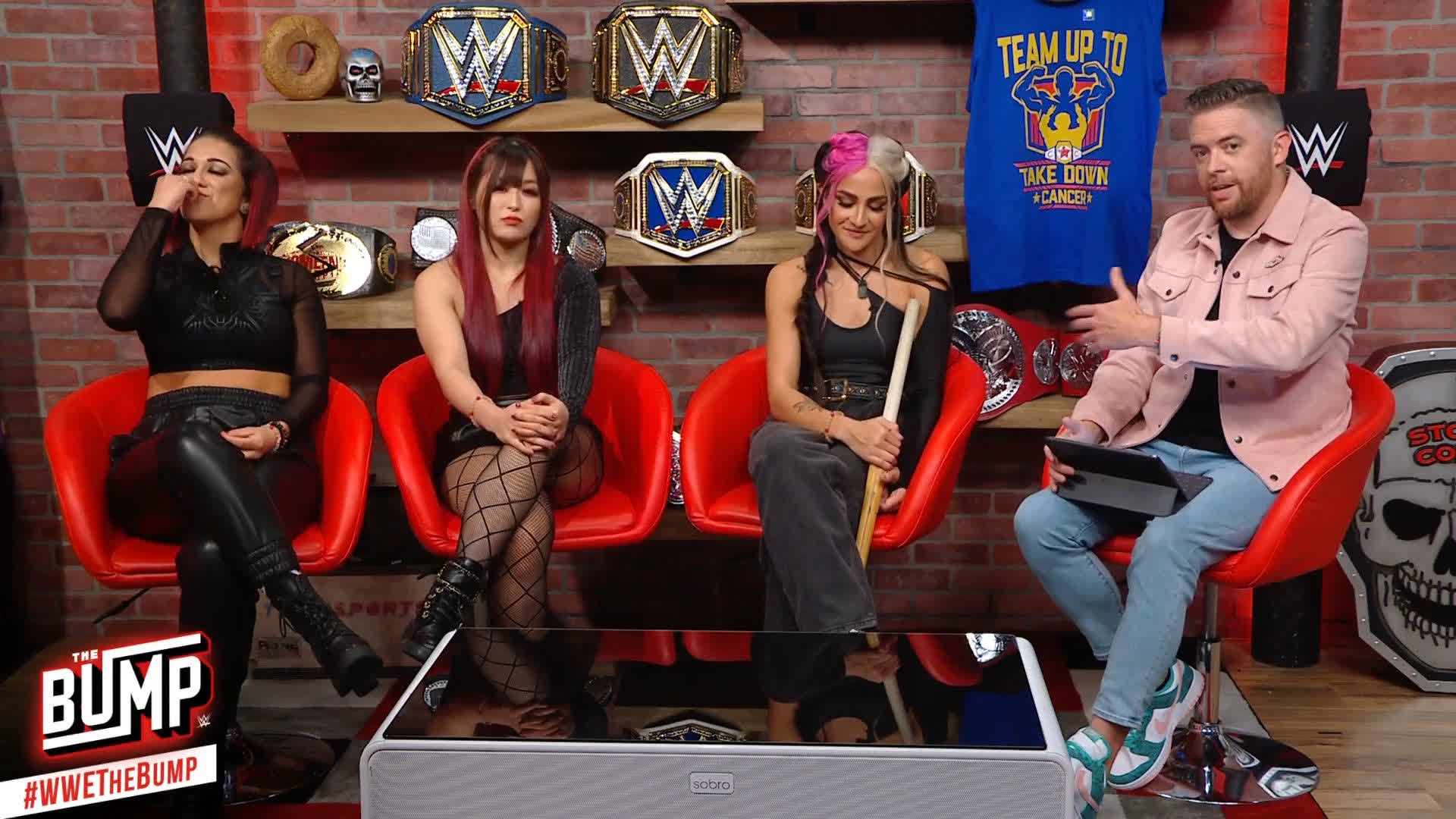 WWE - #DamageCTRL reacts to their amazing NEW entrance theme on #WWETheBump!