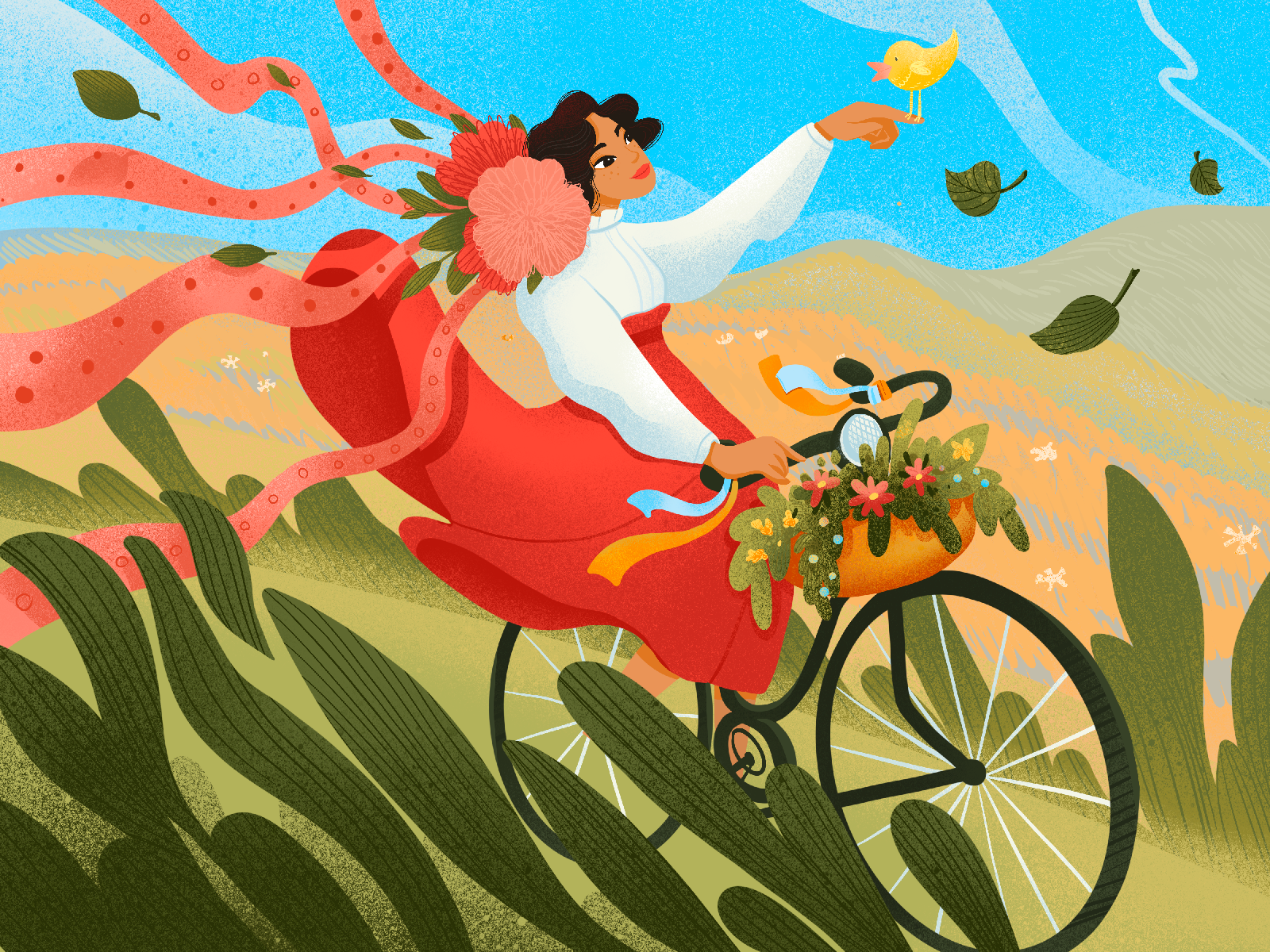 Meet the Spring Illustration