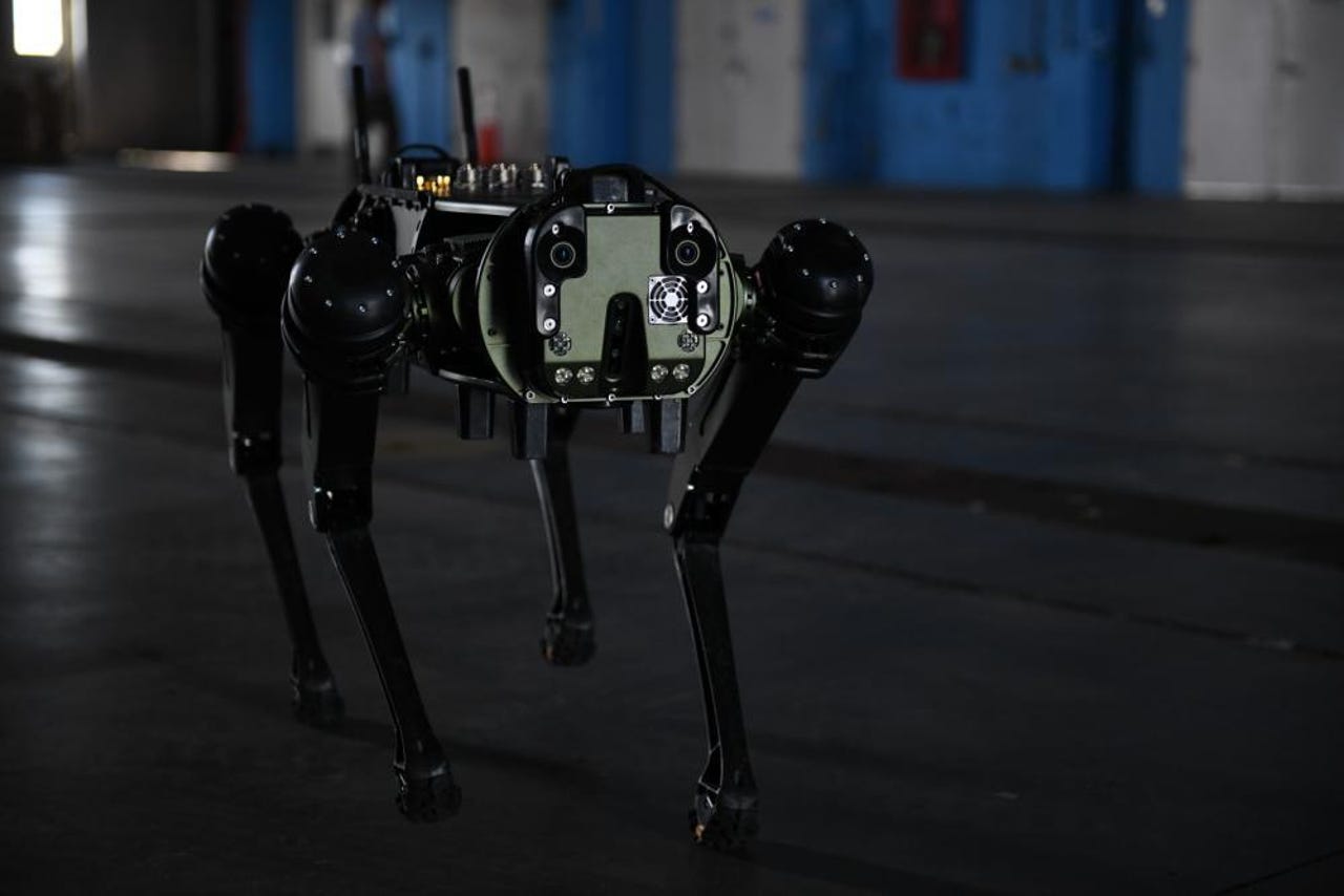 Space Force takes robot patrol dogs for a walk