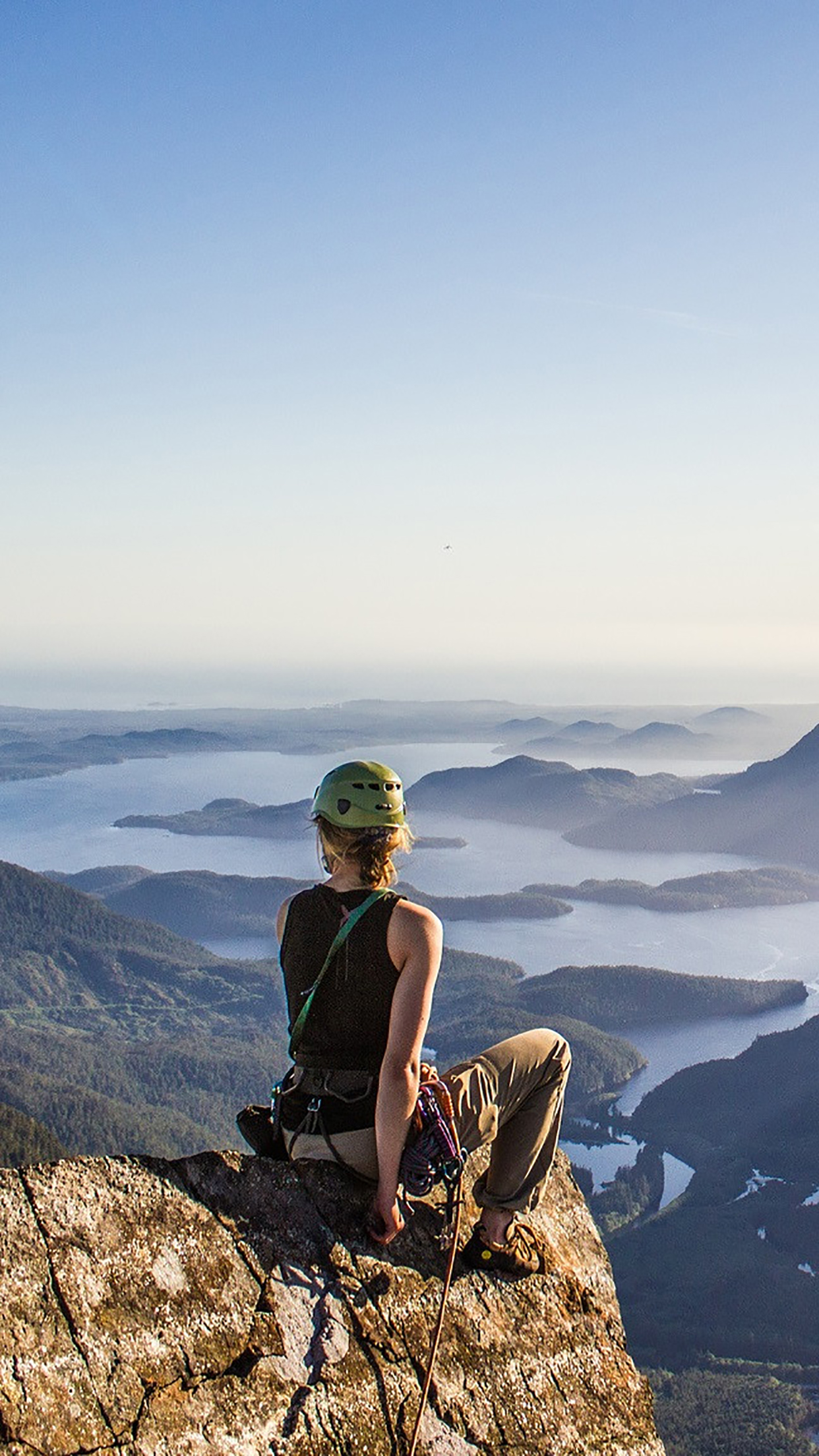 Climbing on the top Wallpaper for iPhone 11, Pro Max, X, 8, 7, 6