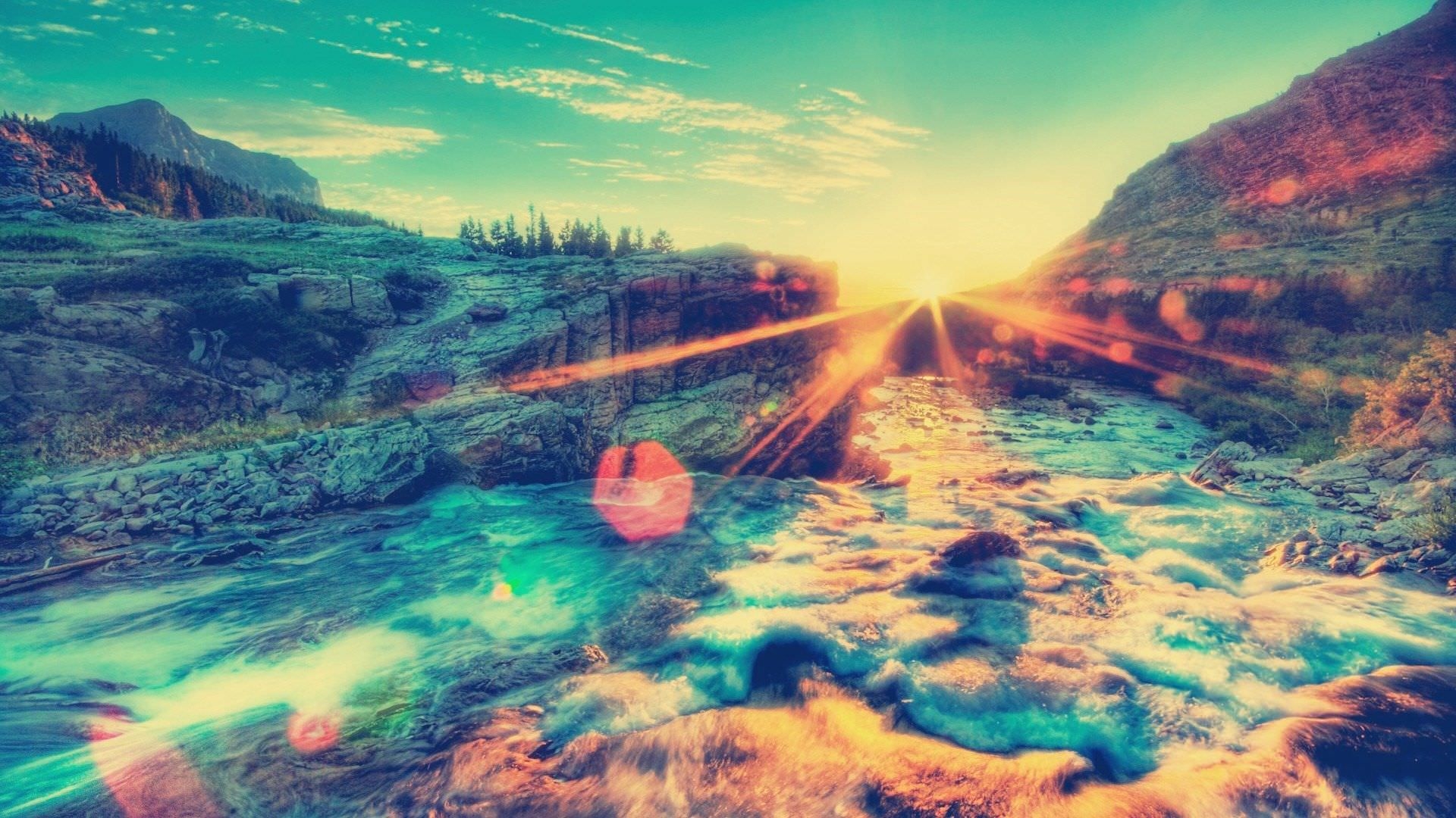 FREE Dreamy World Wallpaper in PSD