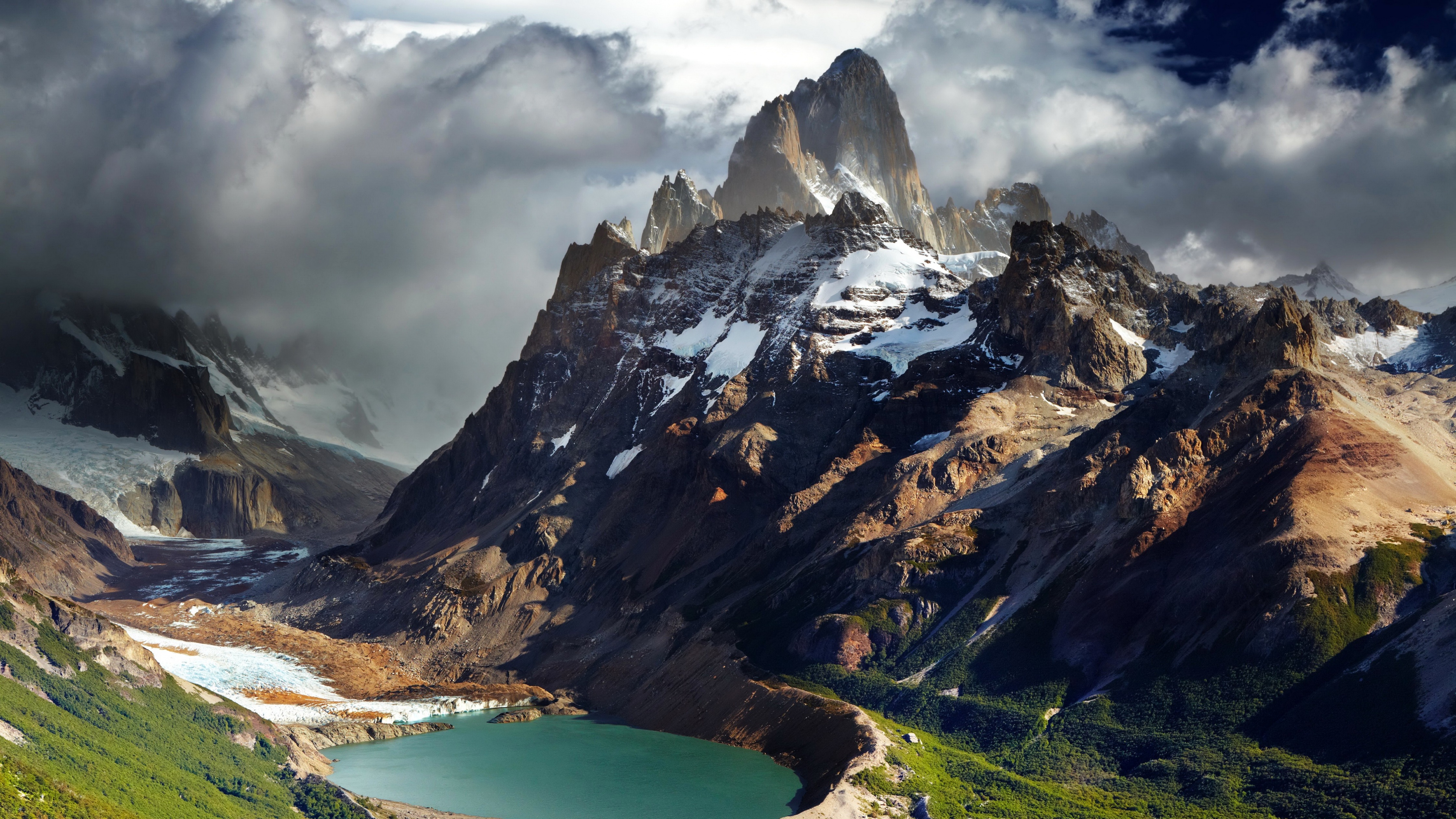 Fitz Roy Wallpaper 4K, Patagonia, Argentina, Nature