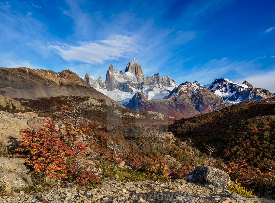 Mount Fitz Roy, Los Glaciares National Park, Santa Cruz Province, Patagonia, ., download or print for £49.00