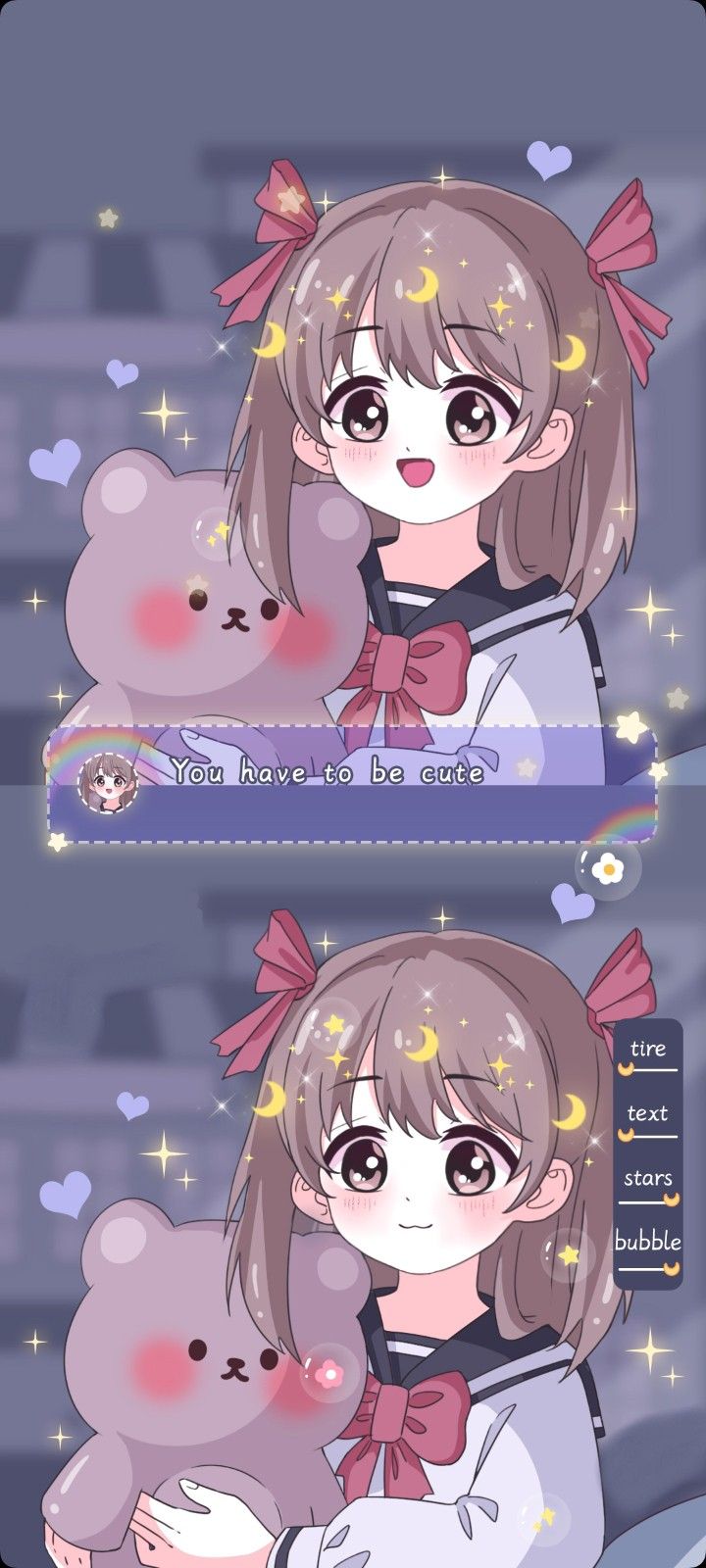 Anime Cute Girl Kawaii Wallpapers Wallpaper Cave