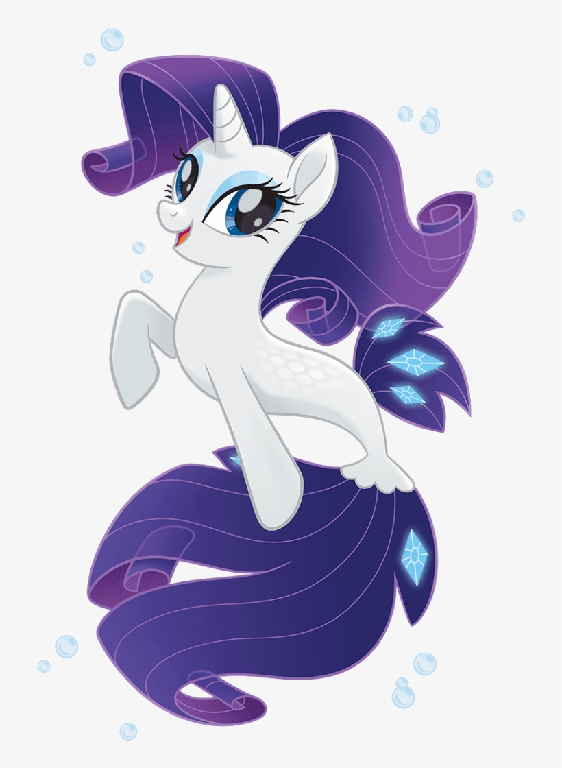 My Little Pony The Gallery Main Category Little Pony Rarity Mermaid Transparent PNG Download on NicePNG