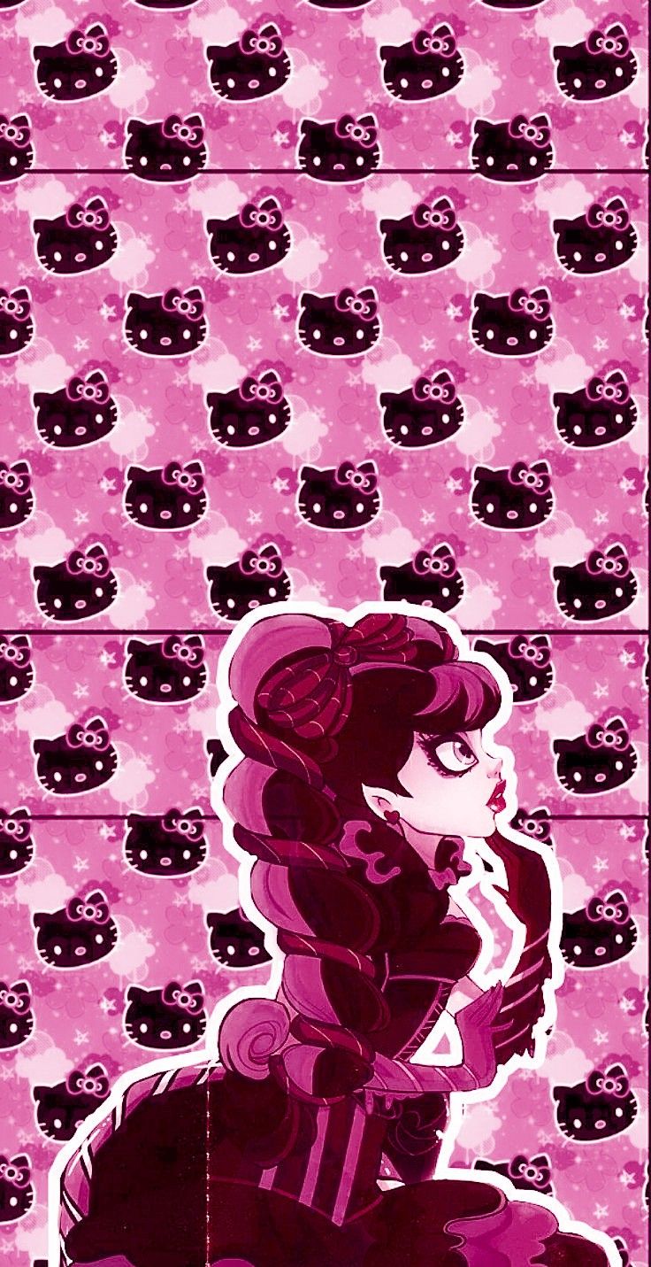 Draculaura wallpaper. Monster high art, Monster high characters, Pink goth aesthetic wallpaper