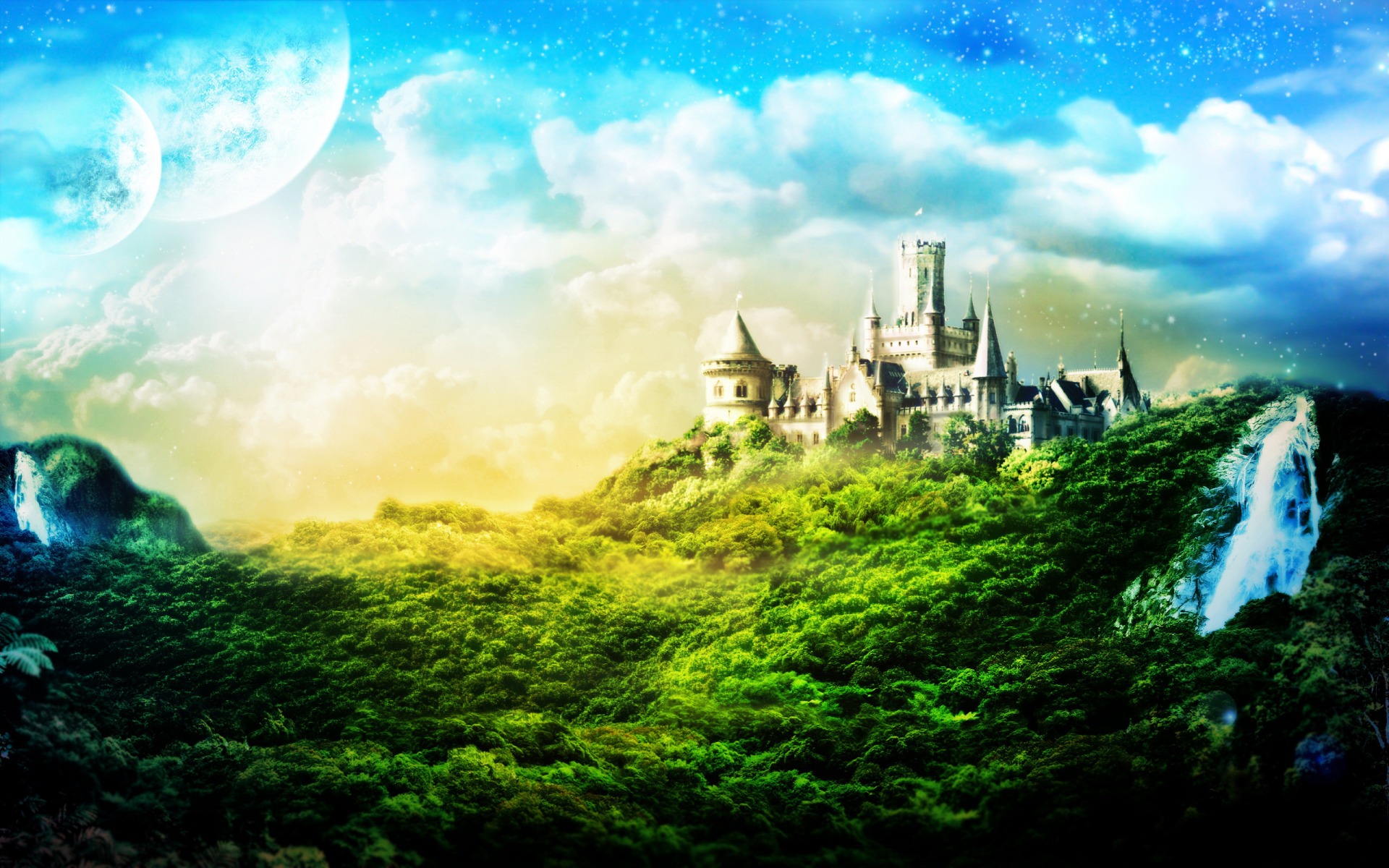 Free download Fantasy image Fantasy HD wallpaper and background photo 32757171 [1920x1200] for your Desktop, Mobile & Tablet. Explore Castle Wallpaper Theme. Castle Wallpaper, Theme Wallpaper, Hogwarts Castle Wallpaper