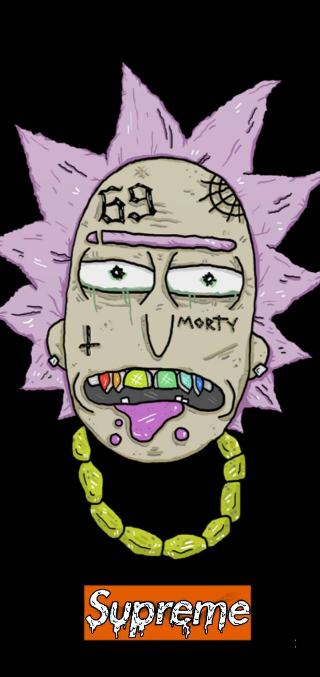 Rick and Morty Gucci Wallpaper Free Rick and Morty Gucci Background