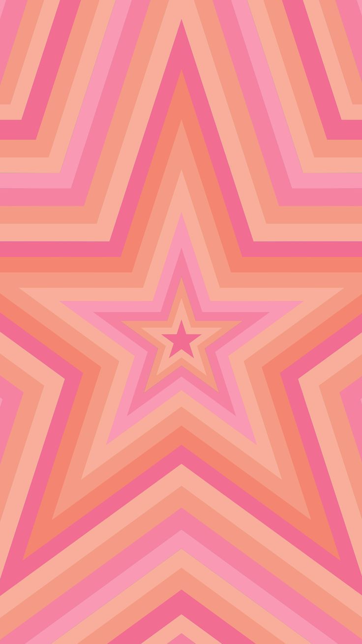 Phone wallpaper, background. 'pink and orange star' (6). Preppy wallpaper, iPhone wallpaper themes, iPhone wall. Sfondi carini, Sfondi vintage, Bellissimi sfondi
