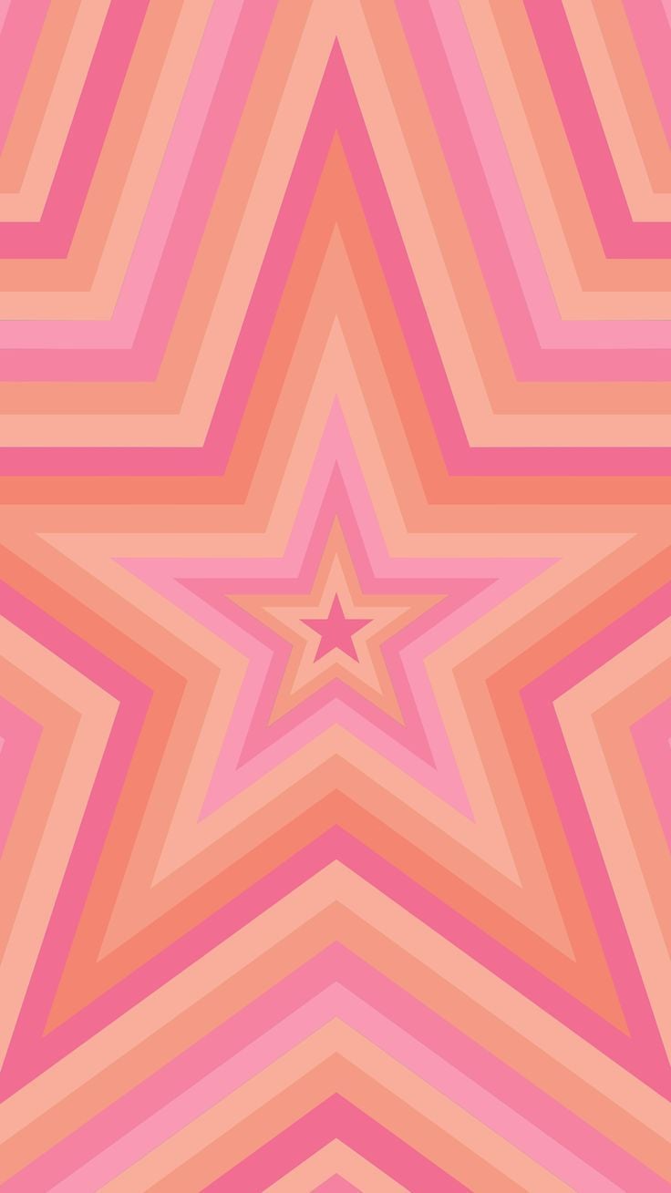 Phone wallpaper, background. 'pink and orange star' (6). Preppy wallpaper, iPhone wallpaper themes, iPhone wall. Sfondi carini, Sfondi vintage, Bellissimi sfondi