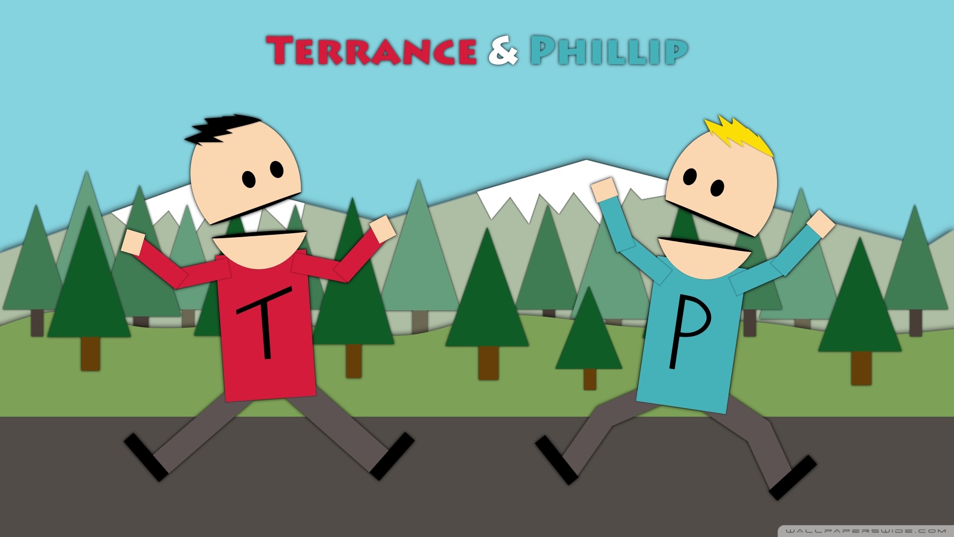 Terrance and Phillip v2 Ultra HD Desktop Background Wallpaper for 4K UHD TV, Widescreen & UltraWide Desktop & Laptop, Tablet