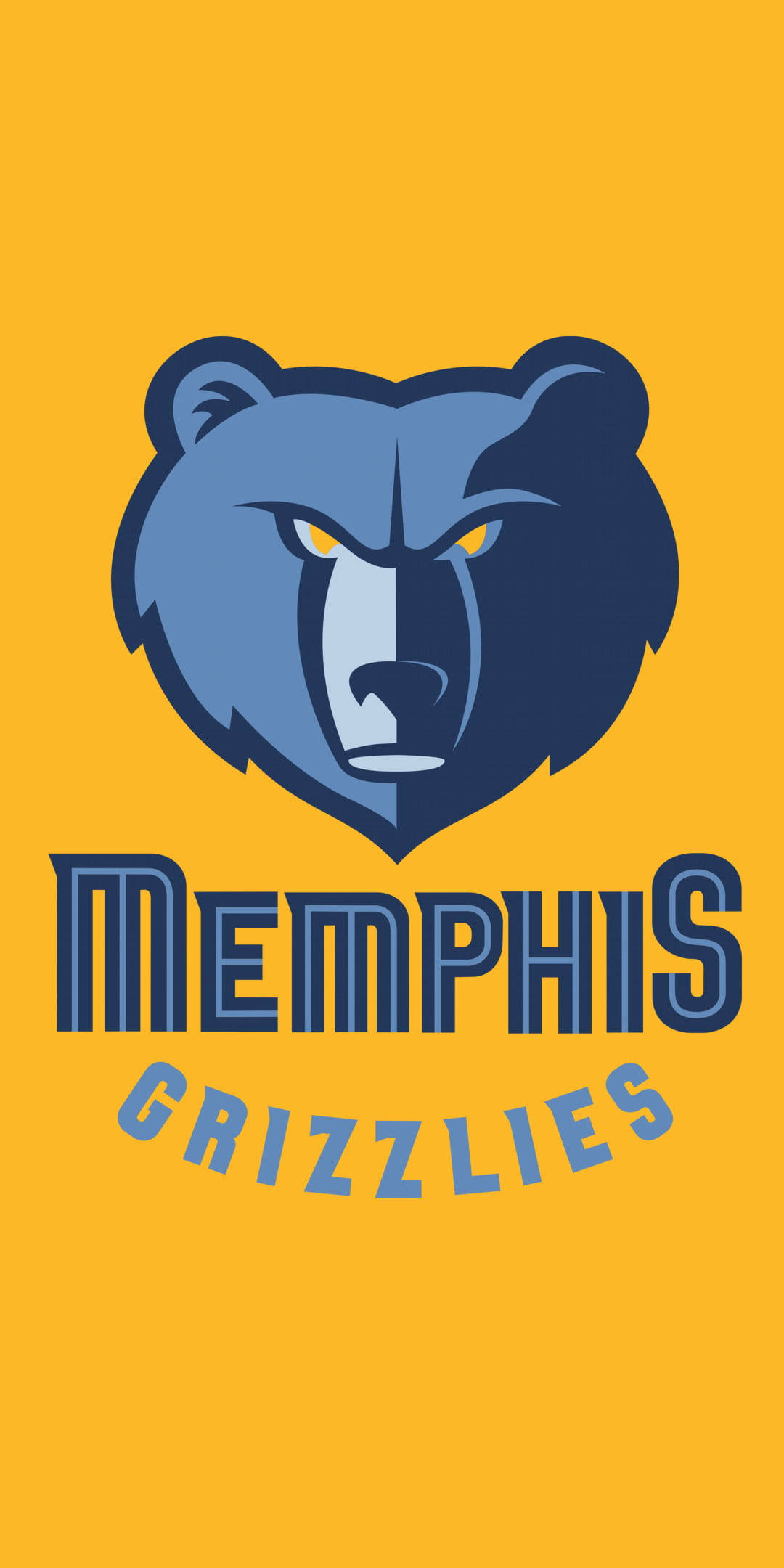 Download Yellow NBA Memphis Grizzlies Logo Wallpaper