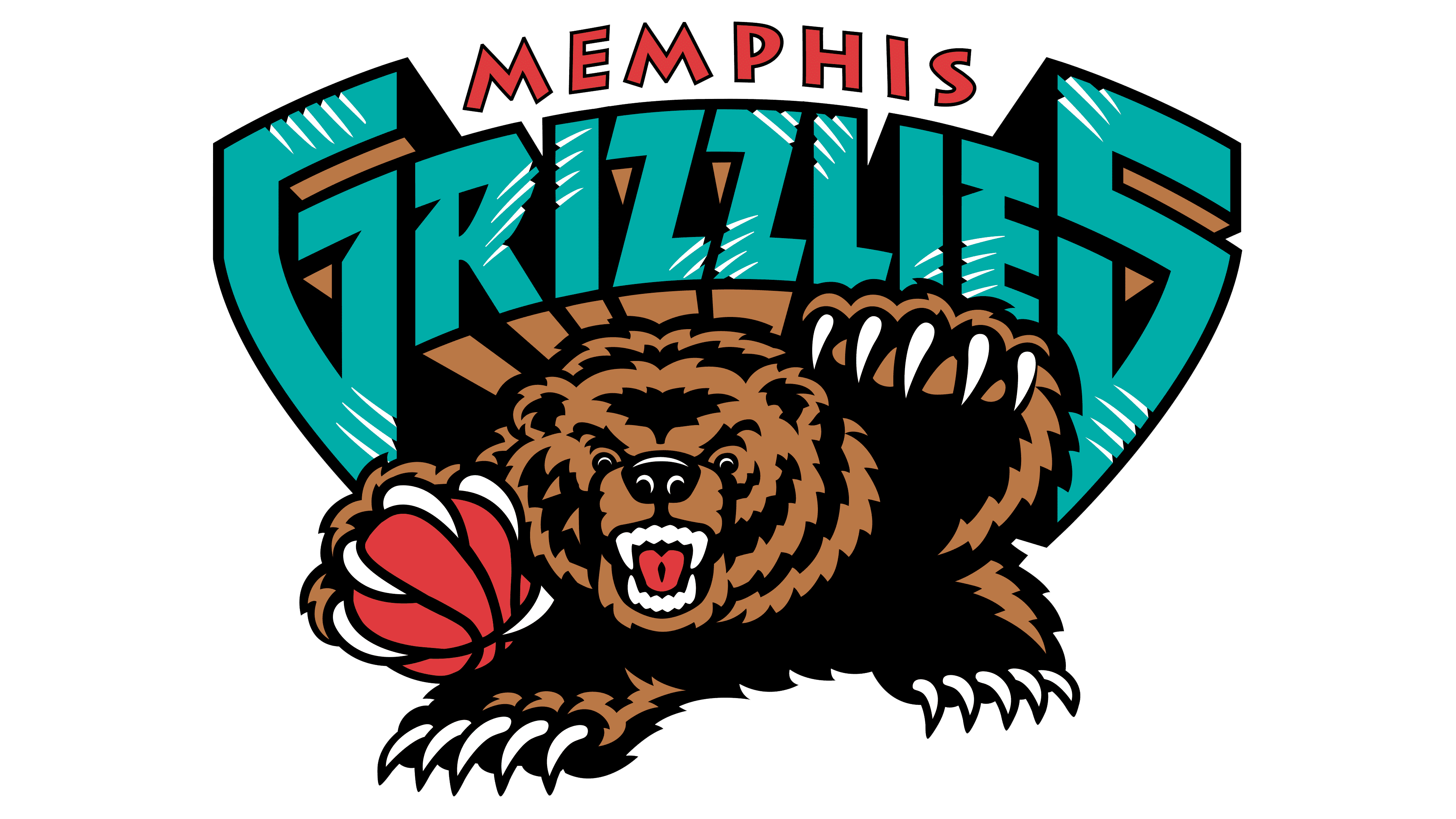 Download Sparkling NBA Memphis Grizzlies Logo Wallpaper