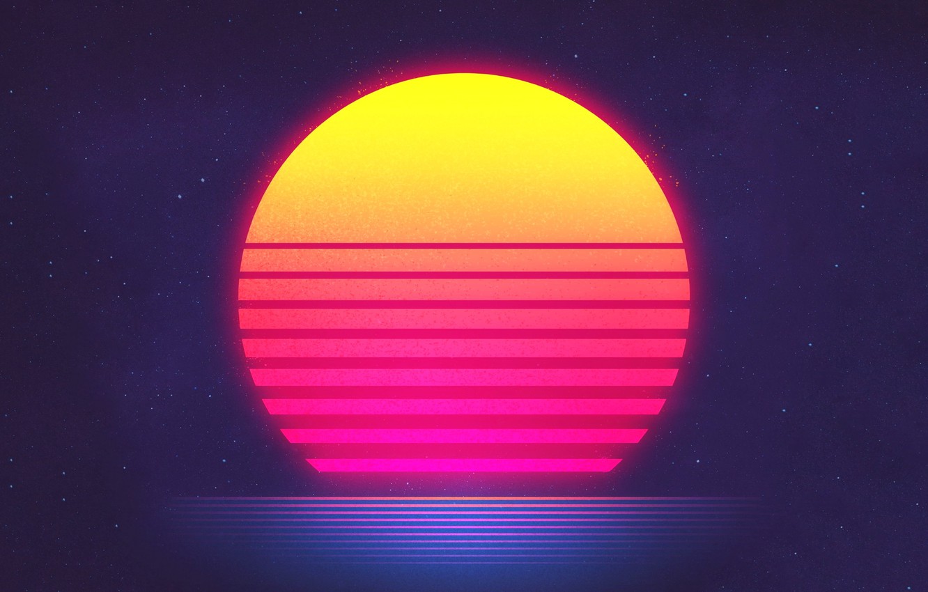Wallpaper The Sun, Music, Stars, Space, Star, Electronic, Synthpop, Darkwave, Synth, Retrowave, Synth Pop, Sinti, Synthwave, Synth Pop Image For Desktop, Section рендеринг