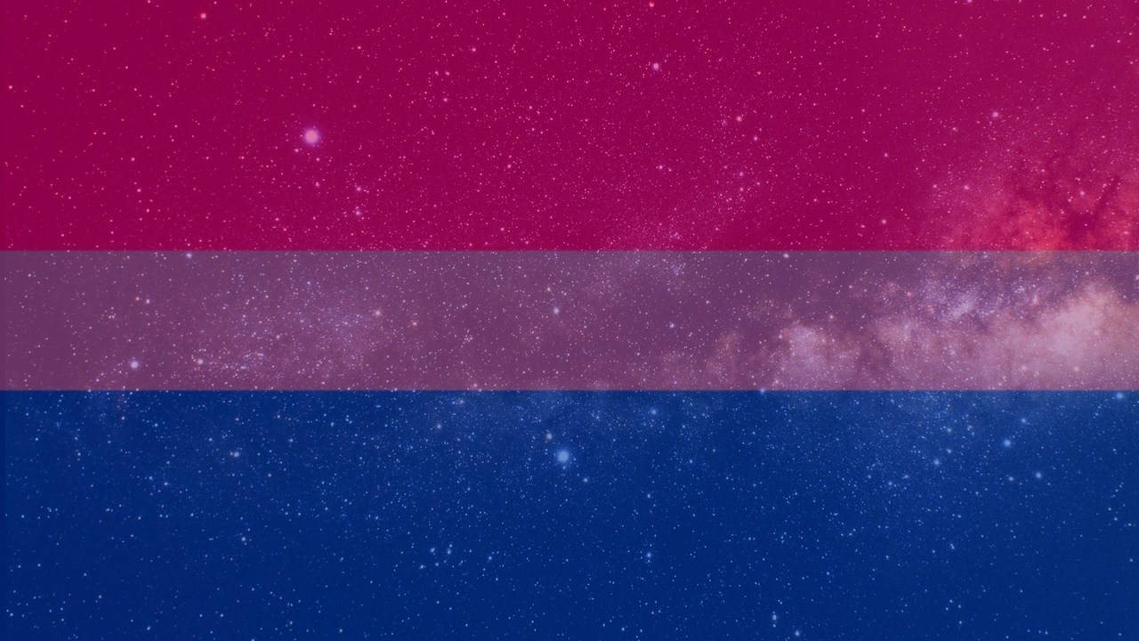 Download Bisexual Flag Shimmering Wallpaper