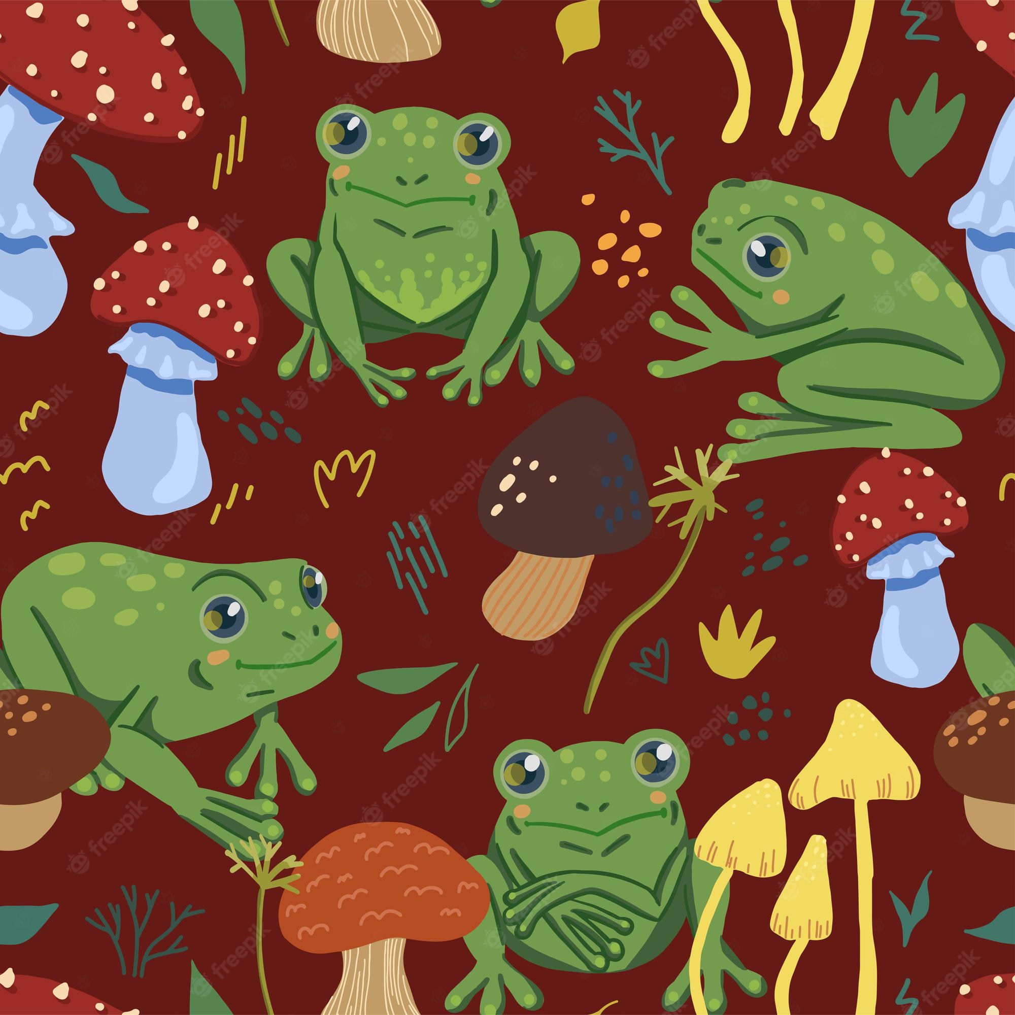 Mushroom And Frog Wallpapers - Wallpaper Cave