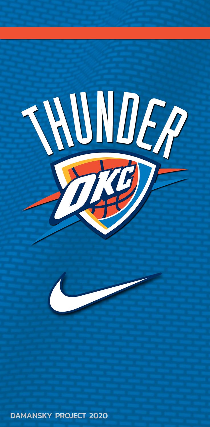 Oklahoma City Thunders. Logo basketball, Nba wallpaper, Oklahoma city thunder