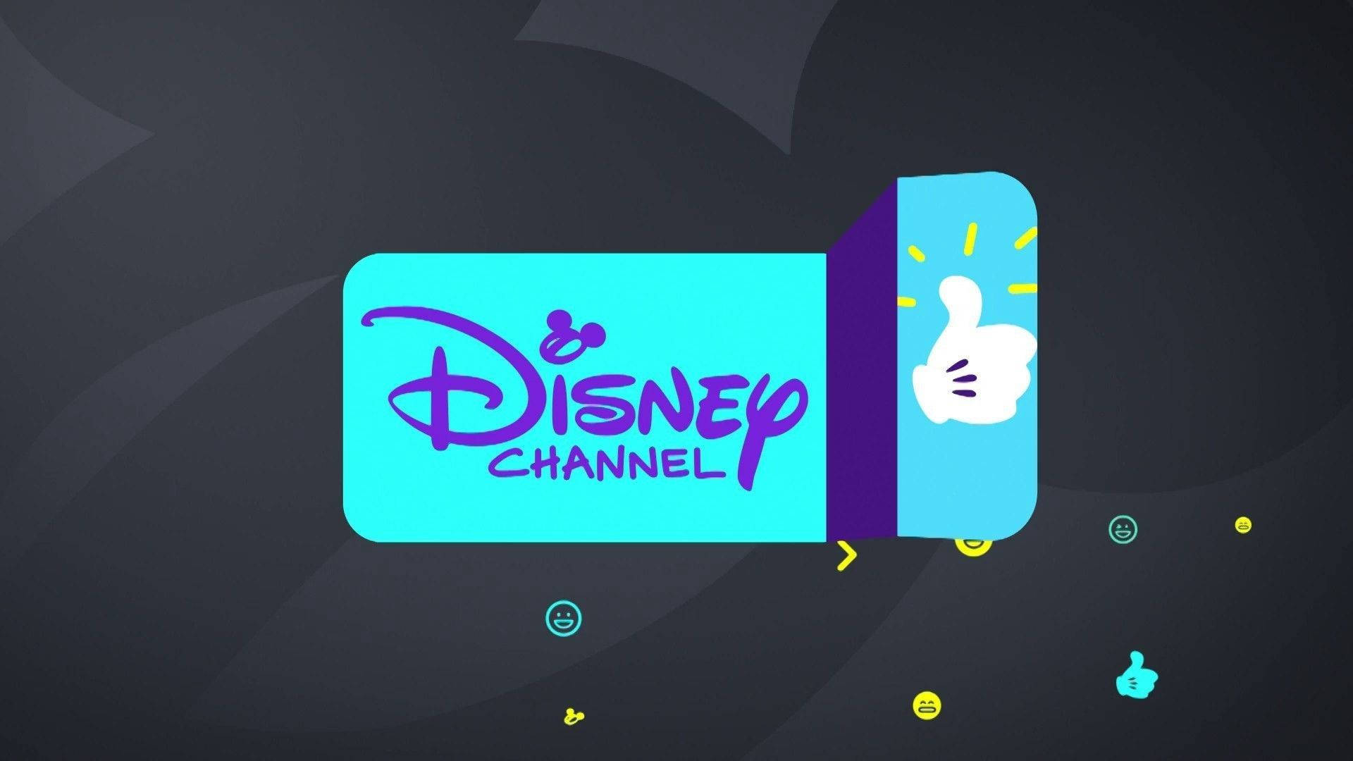 Download Disney Channel Mickey Mouse Glove Logo Wallpaper