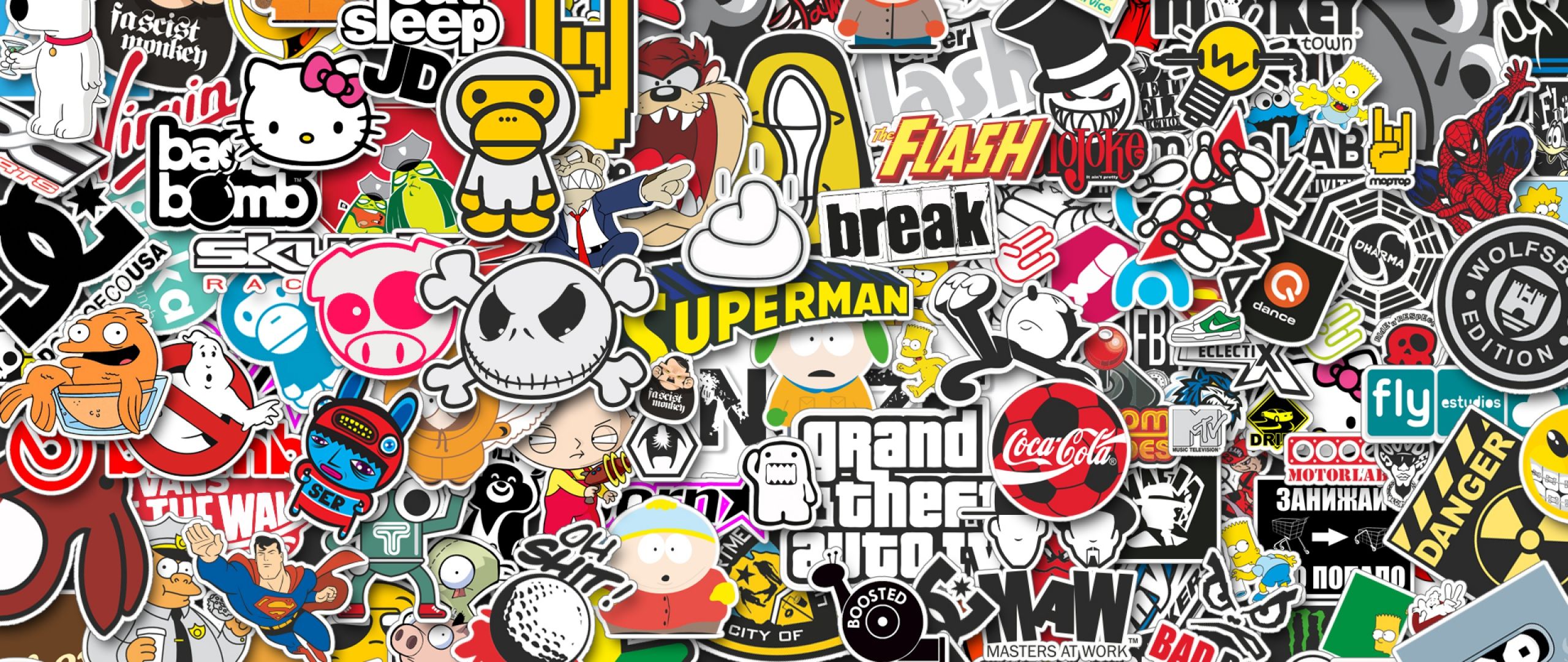 Sticker Laptop Wallpaper