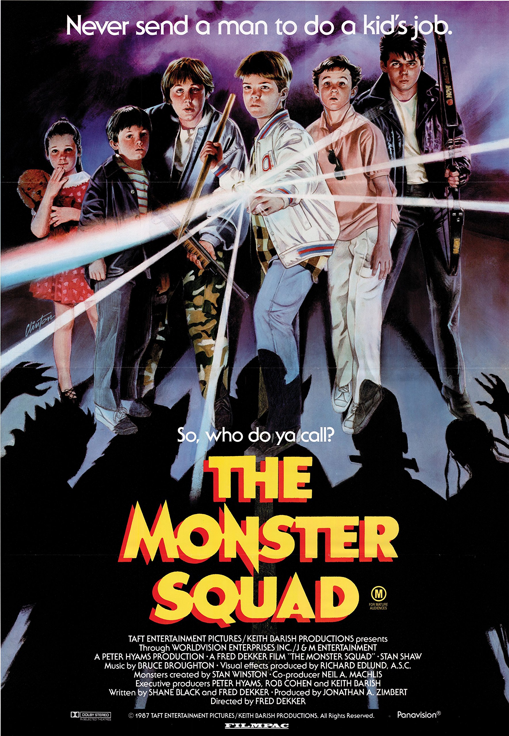 The Monster Squad Movie Poster 24x36 inches Certified Print with Holographic Numbering for Authenticity, Everything Else
