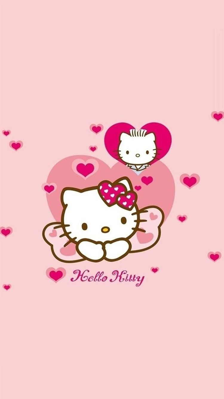 hello kitty hearts wallpaper