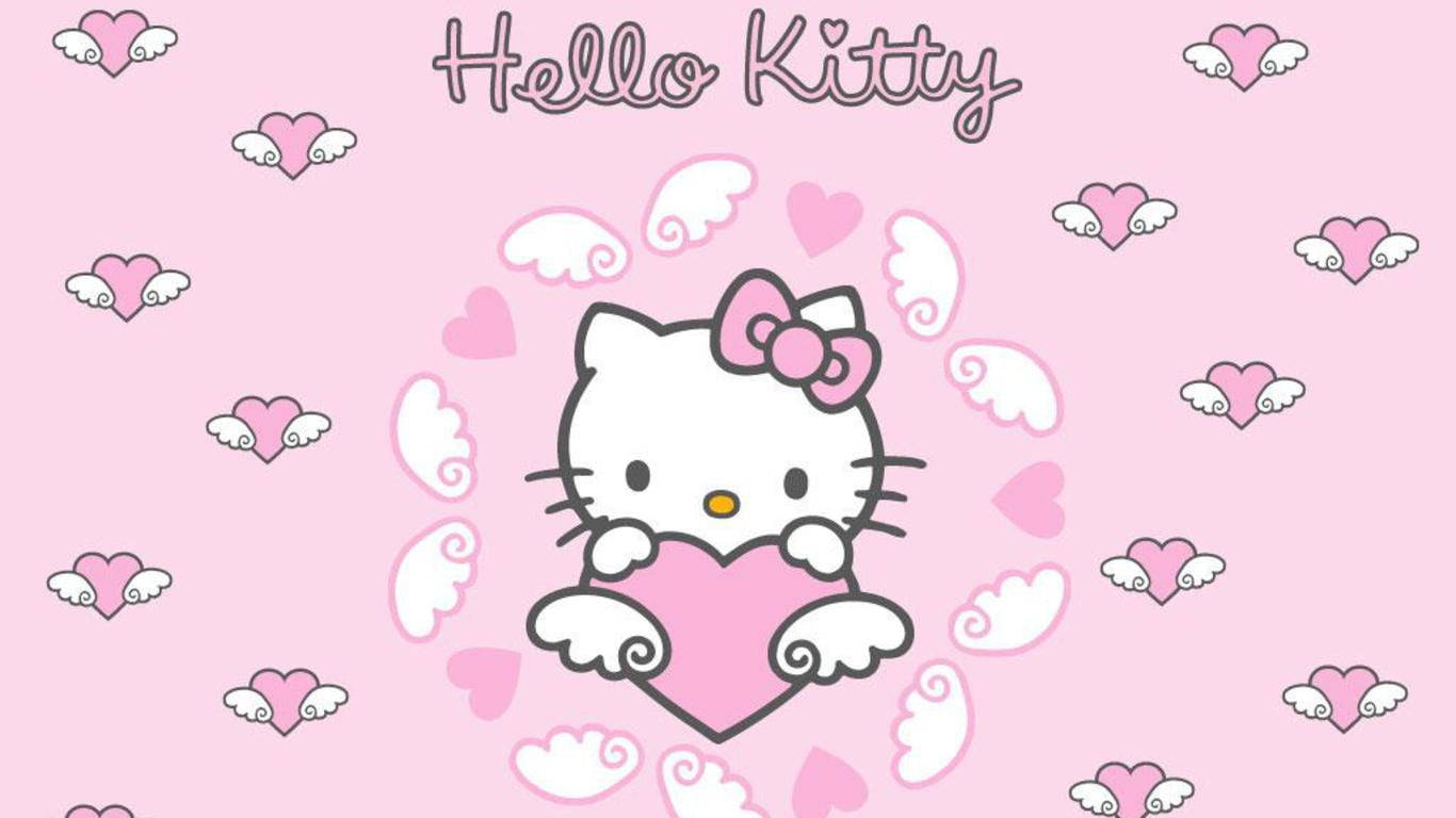 Pink Hello Kitty Background