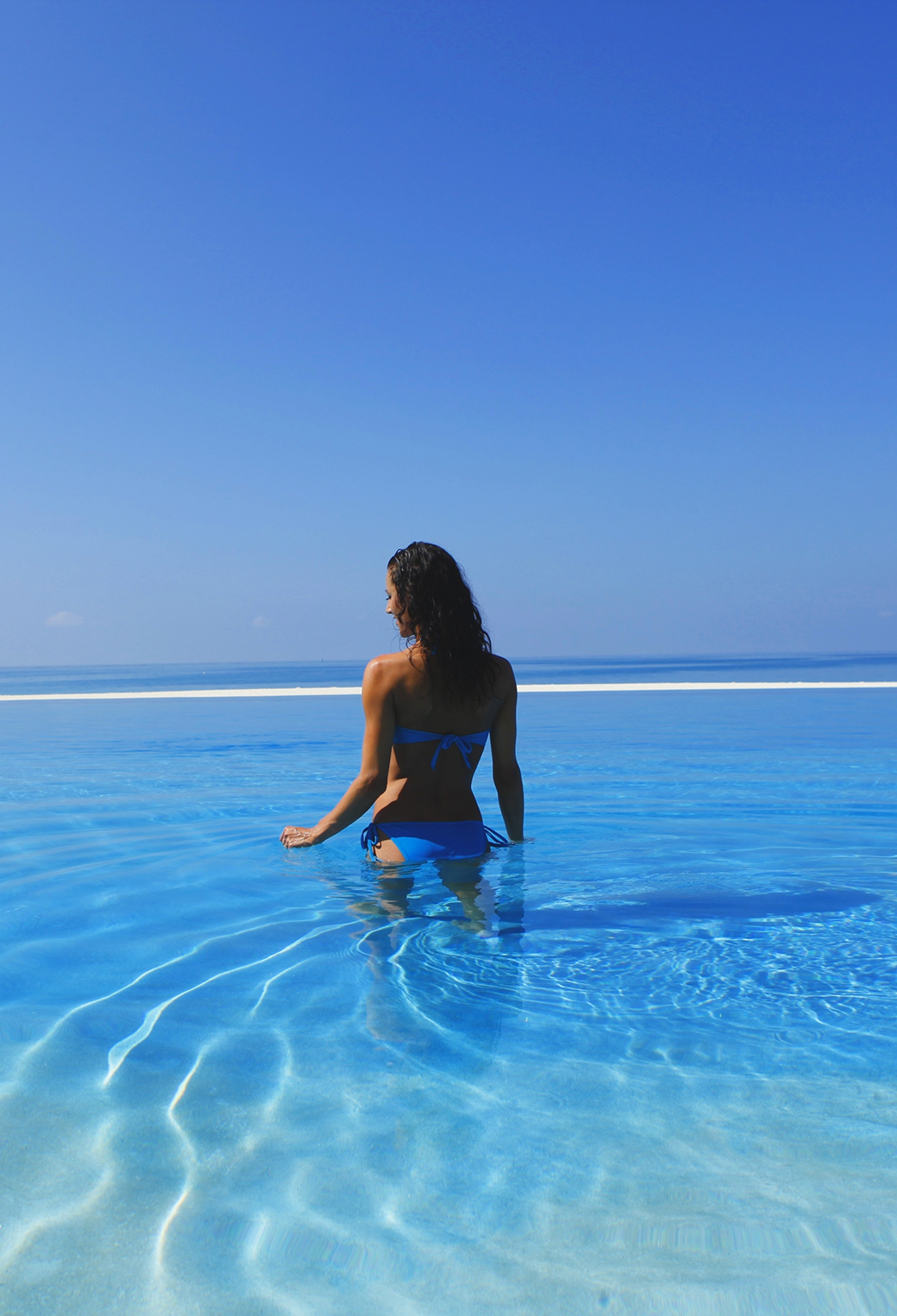 Ocean Girl Wallpaper for iPhone 11, Pro Max, X, 8, 7, 6