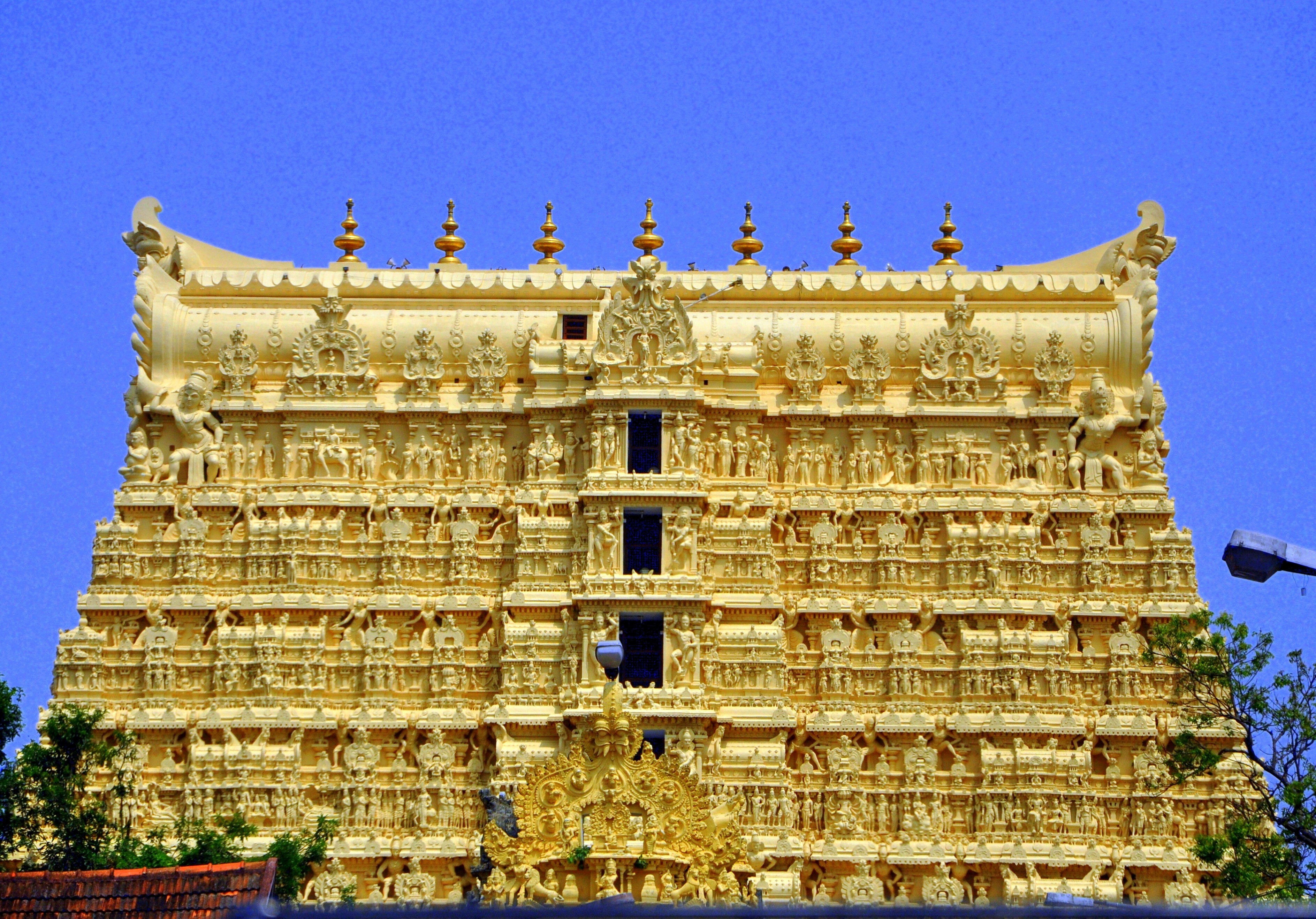 Lord Vishnu of Padmanabhaswamy Temple in Kerala india