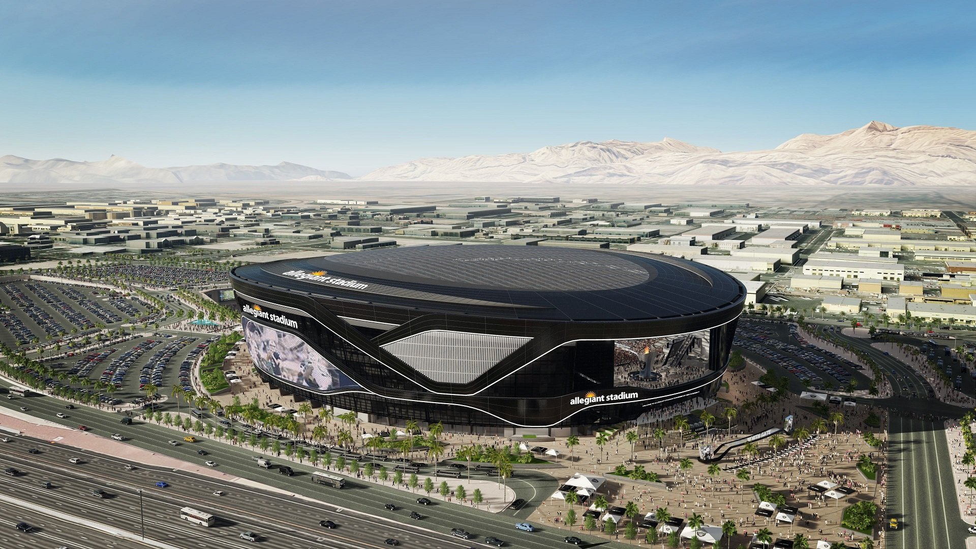 Allegiant Stadium. Coming August 2020. Things To Do In Las Vegas