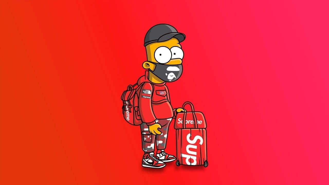 Download Style Goals with Supreme Drip Wallpaper