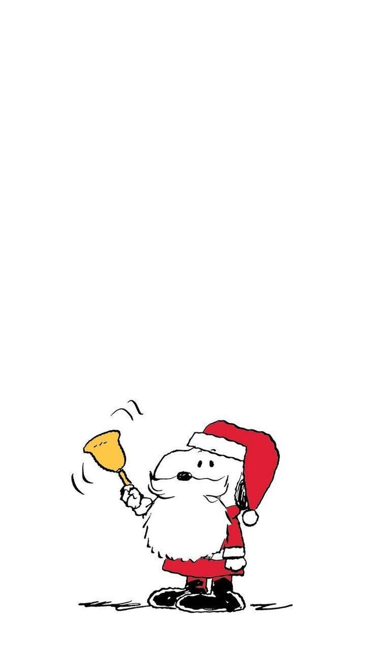 Download Snoopy Christmas Santa Costume Wallpaper