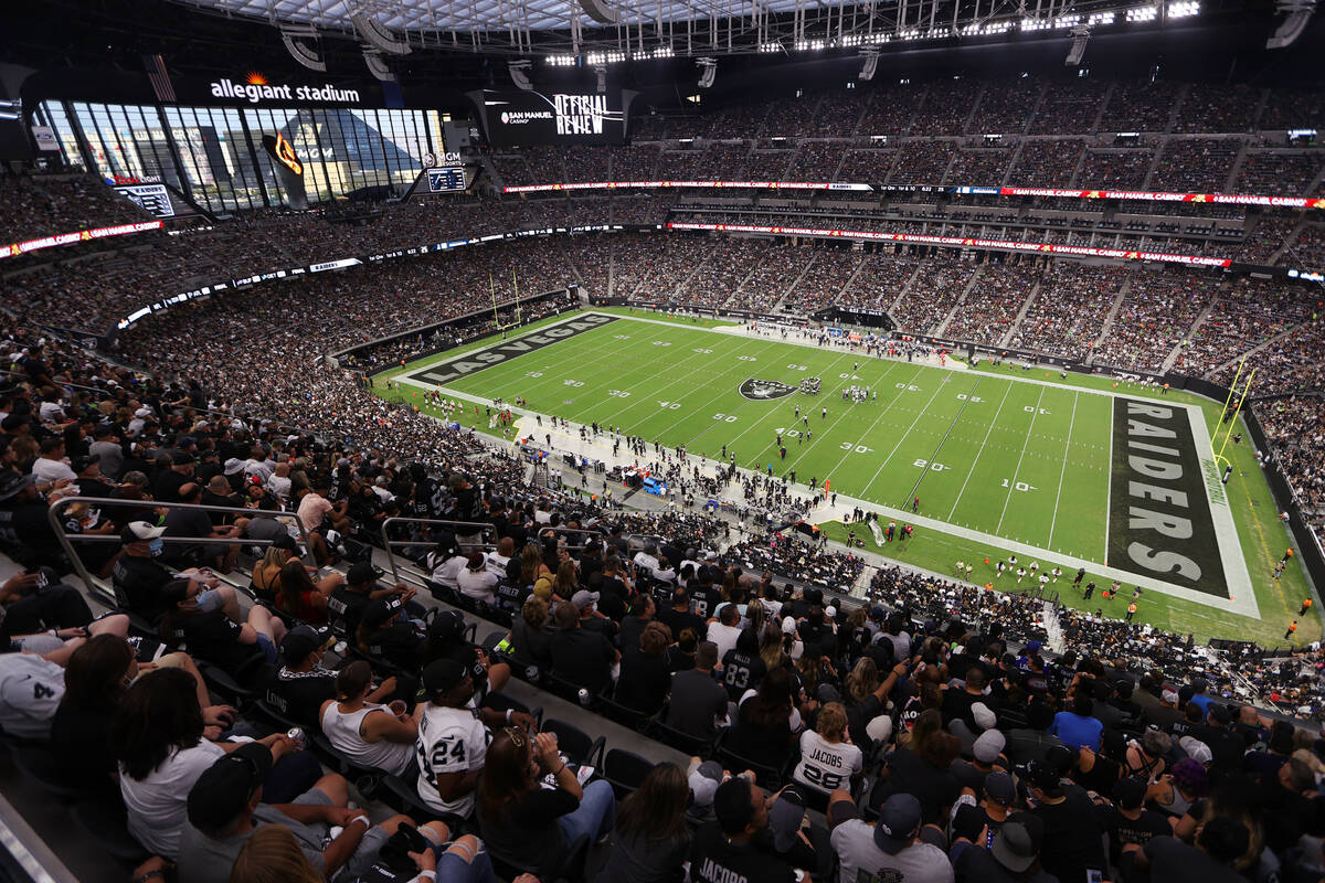 Raiders' Allegiant Stadium Voted One Of Top Stadiums In NFL. Las Vegas Review Journal