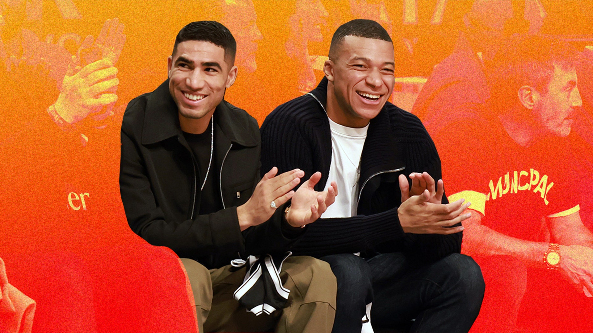 Kylian Mbappé and Achraf Hakimi both have baller watch game