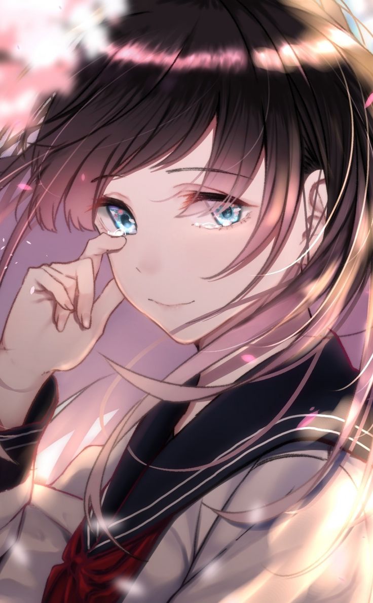 Brown Anime Girl Wallpaper
