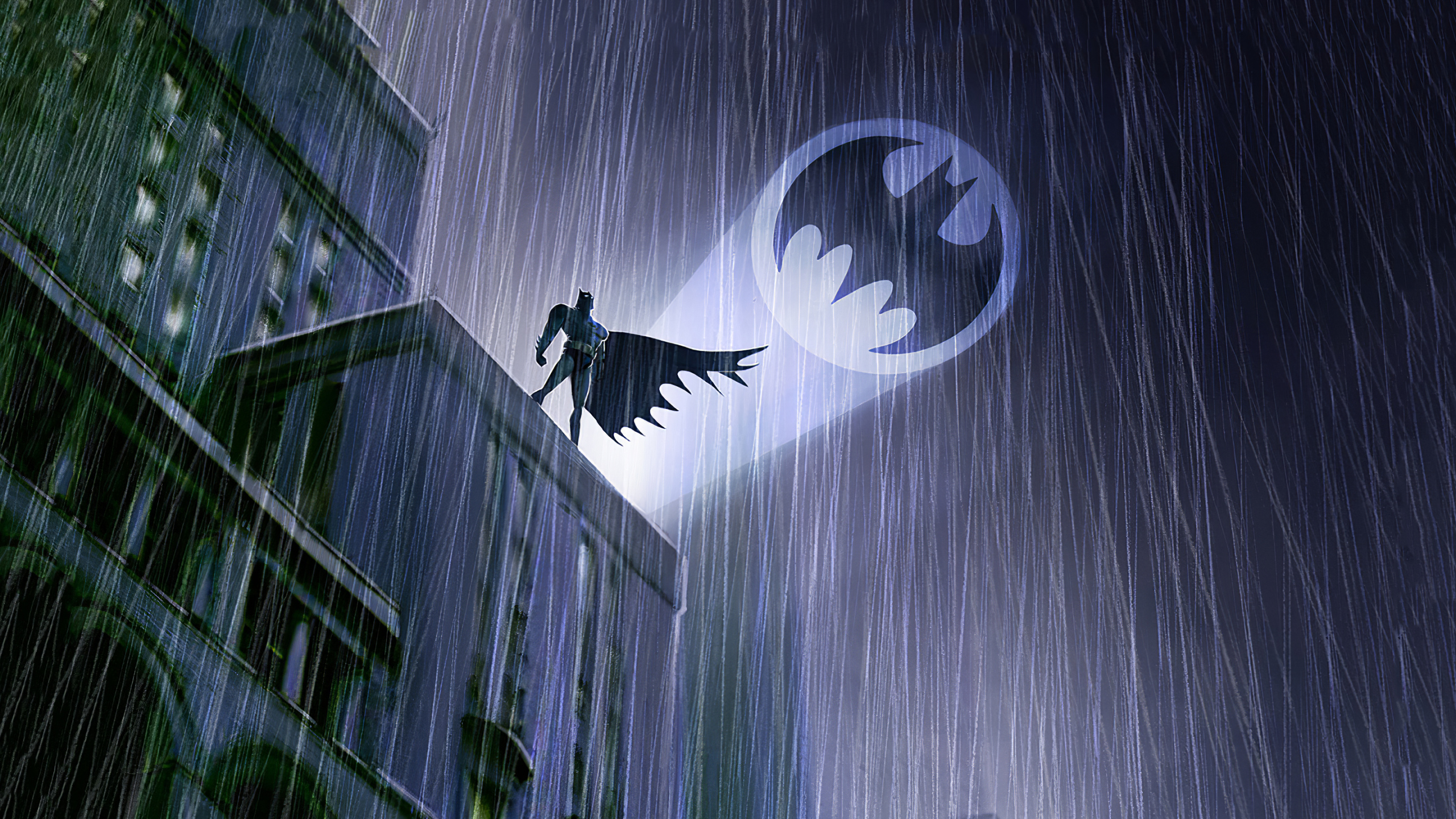 Dc Comics Bat Signal Wallpaper:2560x1440