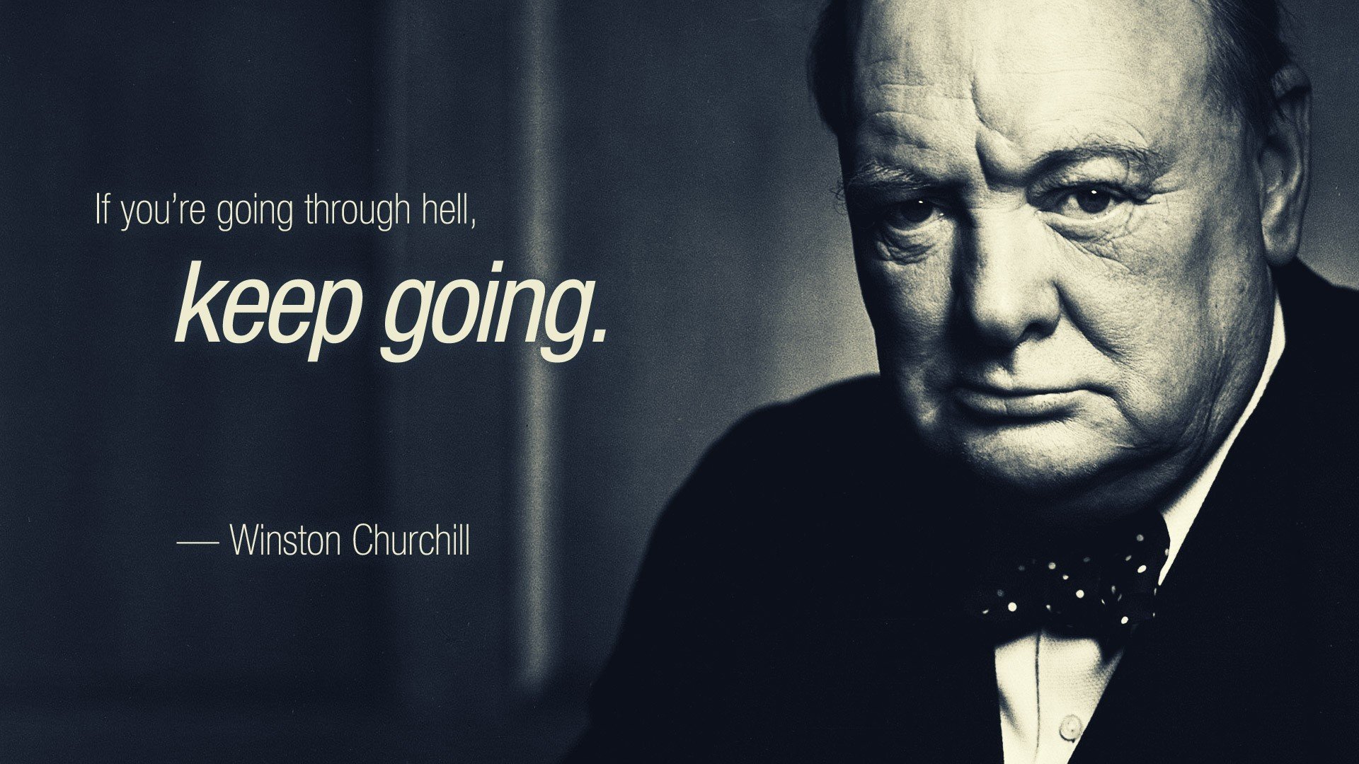 Winston Churchill, men, motivational, monochrome, quote, typography Gallery HD Wallpaper