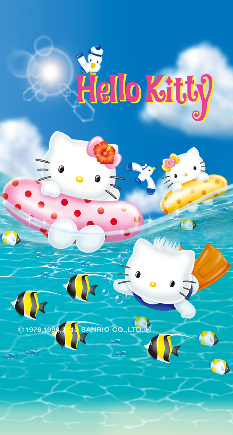 Kitty, Mimmy et Daniel. Hello kitty background, Hello kitty picture, Hello kitty