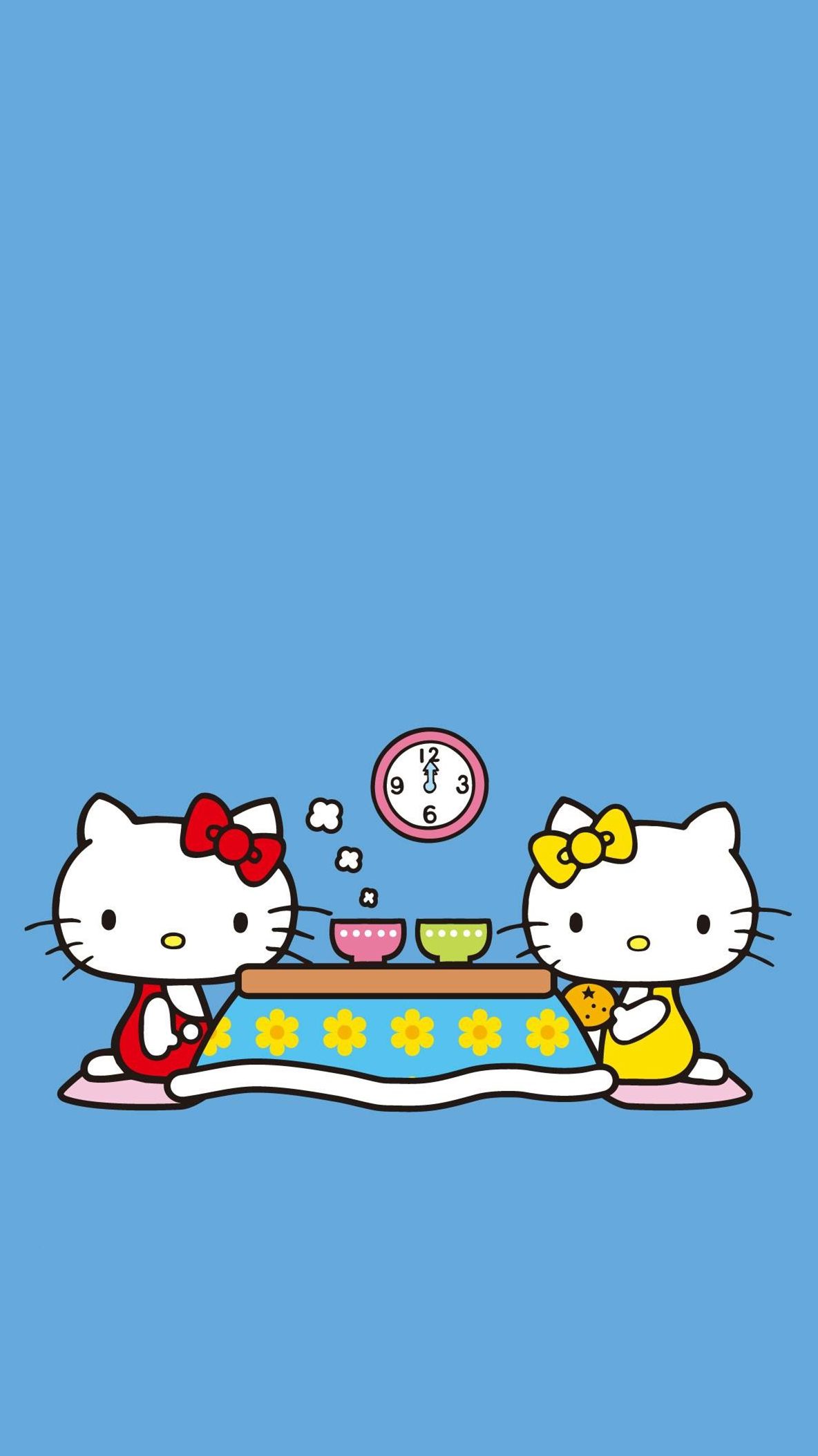 Hello Kitty and Mimmy. ハローキティー, ハローキティの壁紙, キティの壁紙