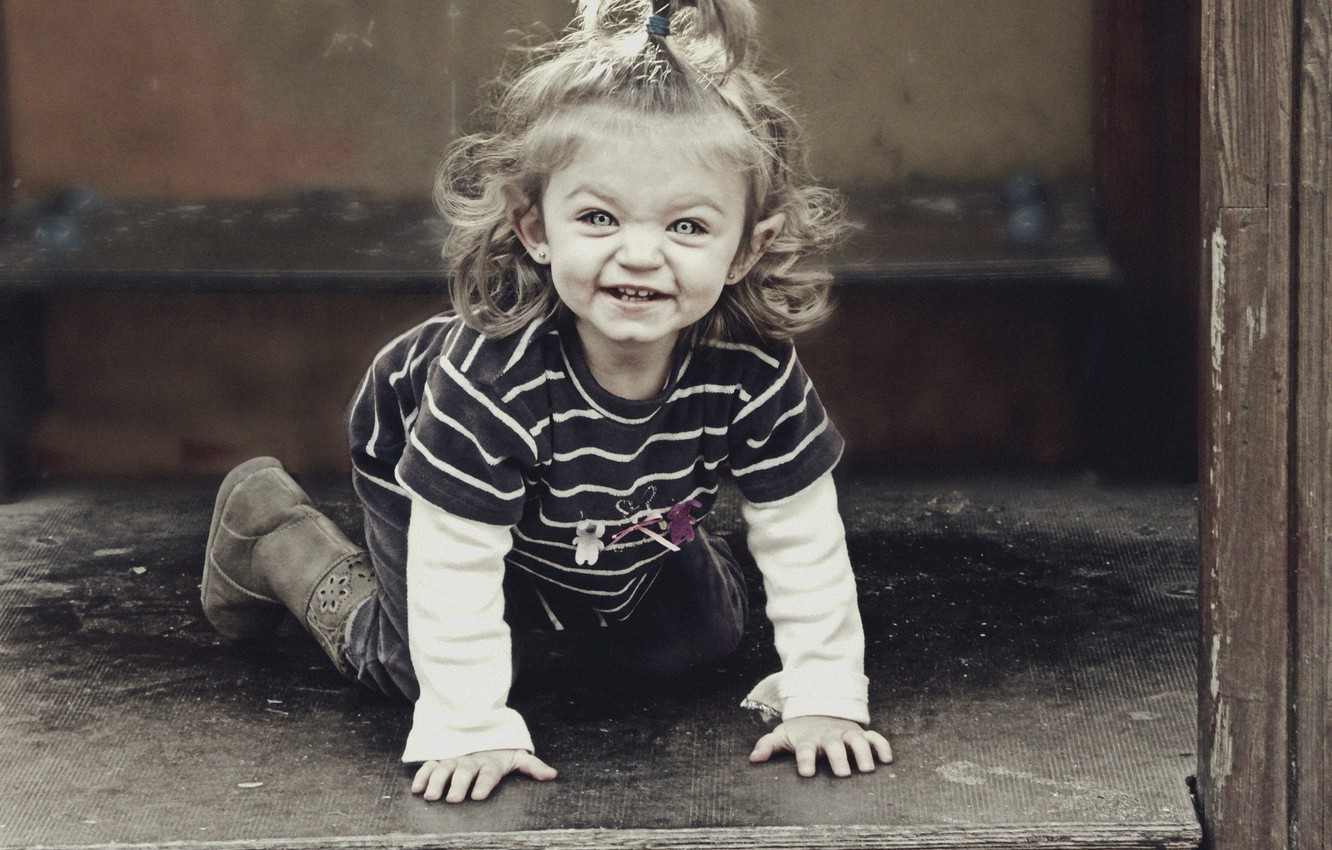 Wallpaper HORROR, CHILDREN, EYES, SURREALISTIC image for desktop, section фантастика