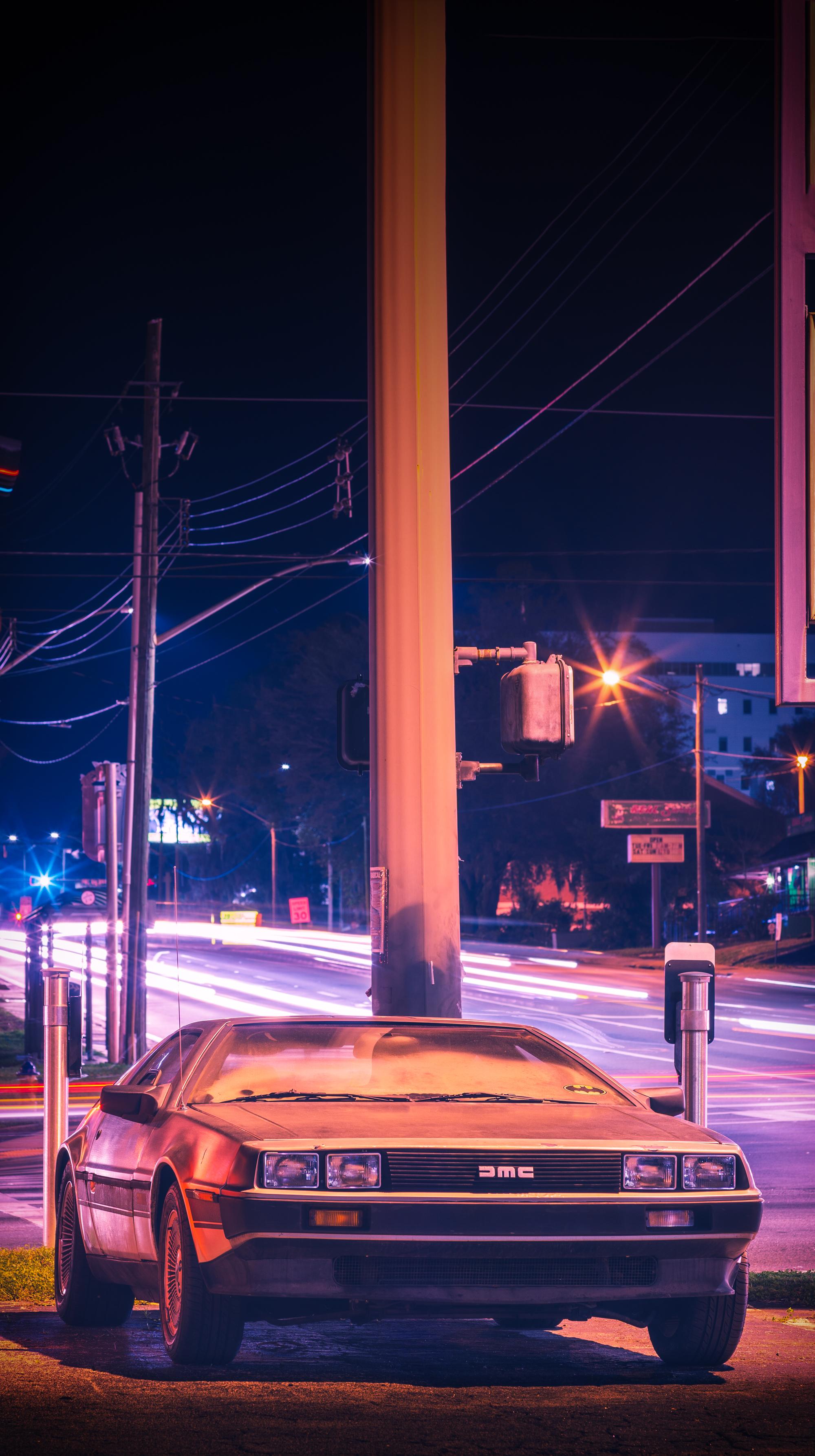 DeLorean iPhone Wallpaper