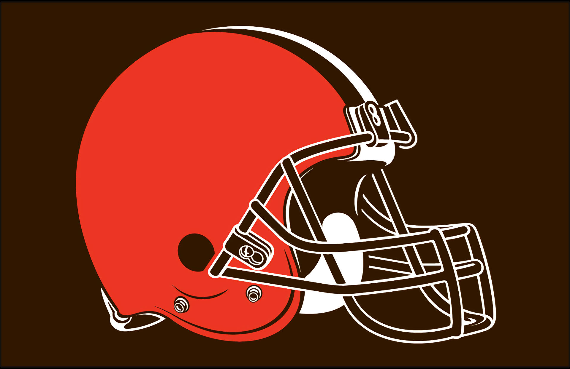 Download Cleveland Browns Official Helmet Logo Wallpaper