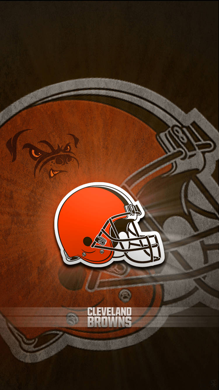 Download Striking Cleveland Browns Logo Wallpaper