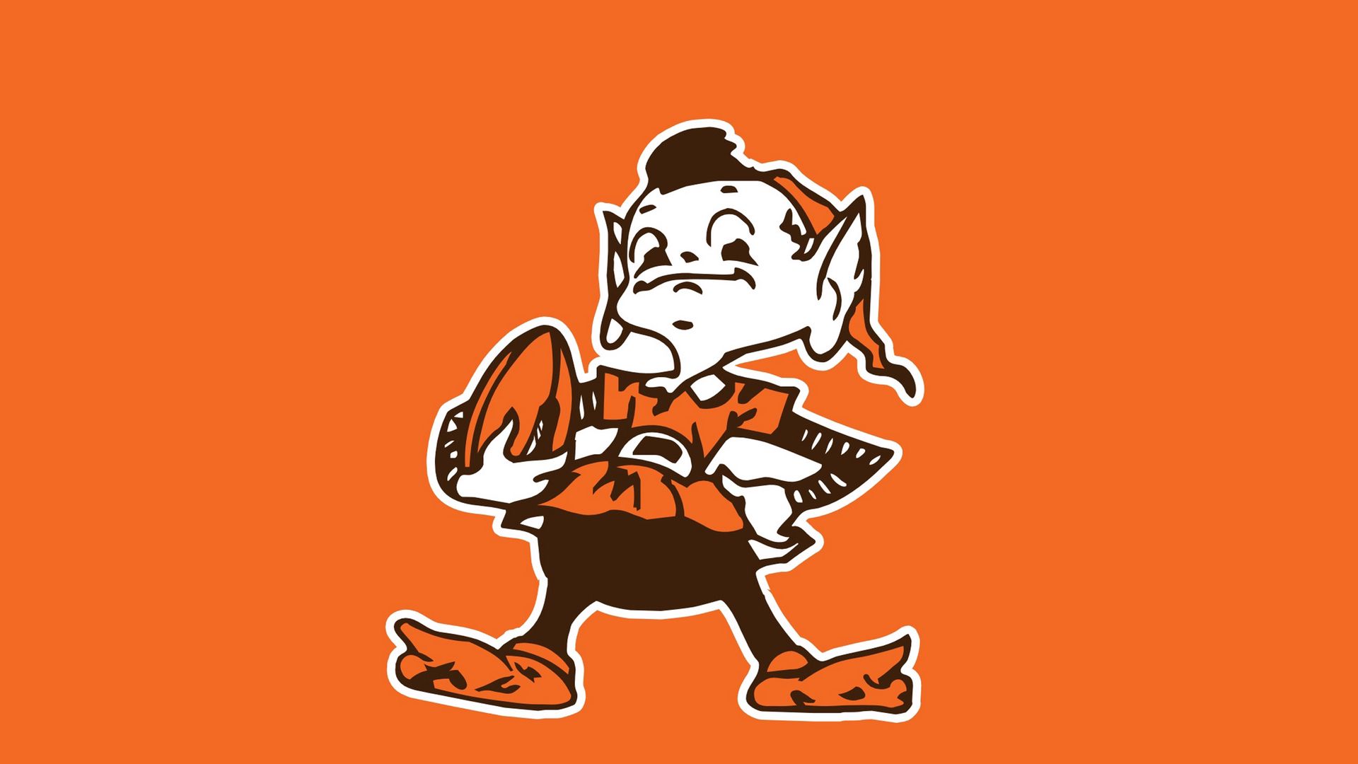 Download wallpaper 1920x1080 cleveland browns, logo, american football full hd, hdtv, fhd, 1080p HD background