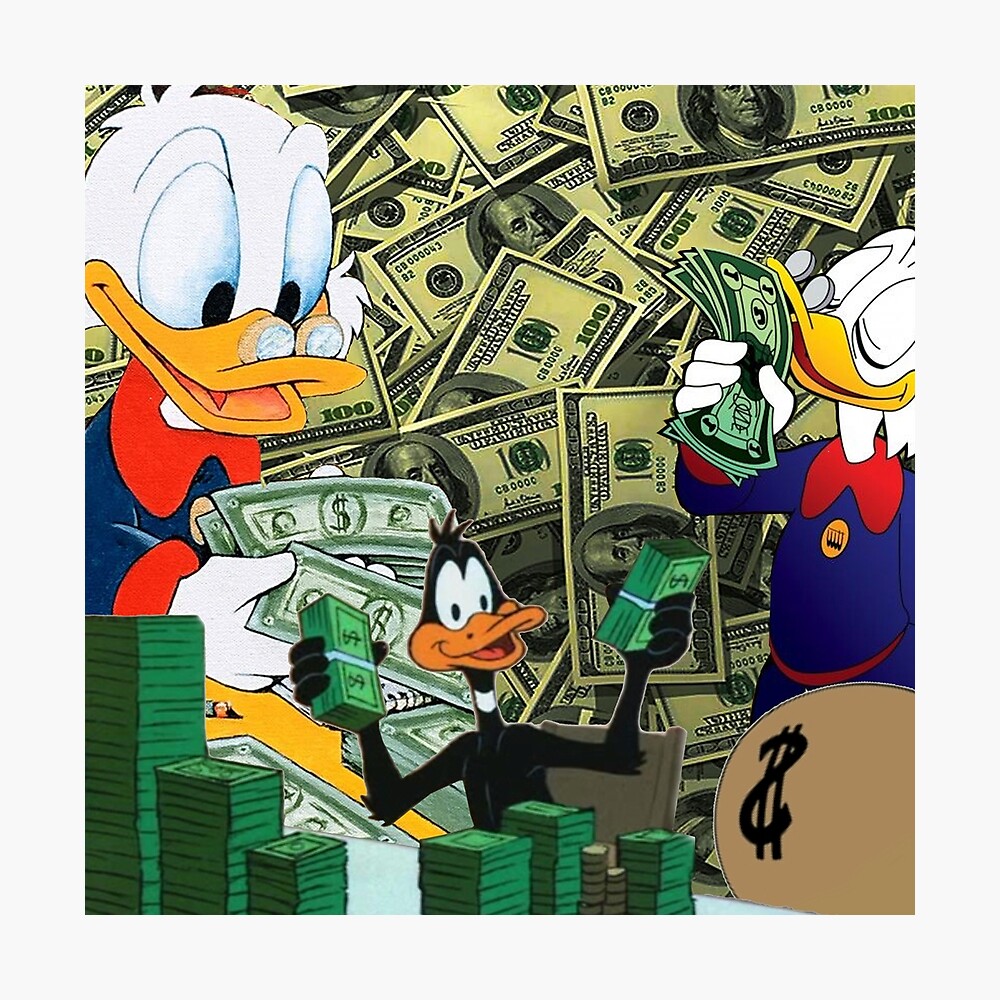 Donald Duck Money  Poster for Sale by Sab1an0